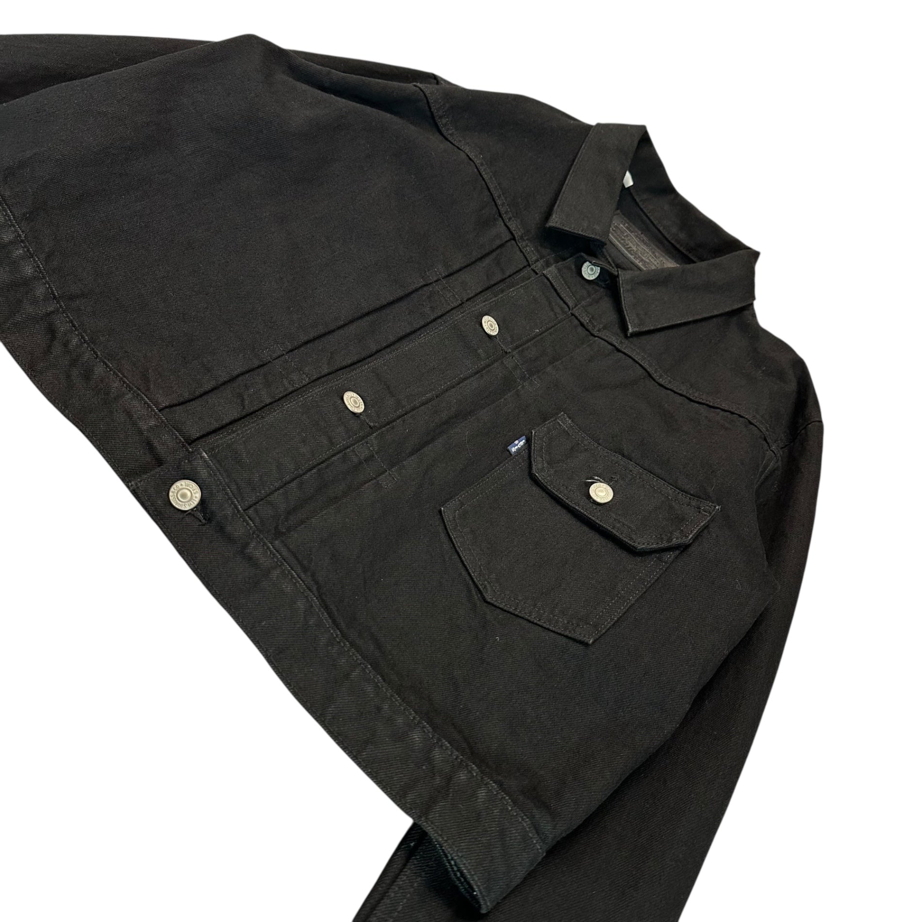 Levi's(リーバイス) BlueTab TYPE I Black Denim Trucker Jacket 1st ブラック デニム トラッカー ジャケット A91370000 S ブラック