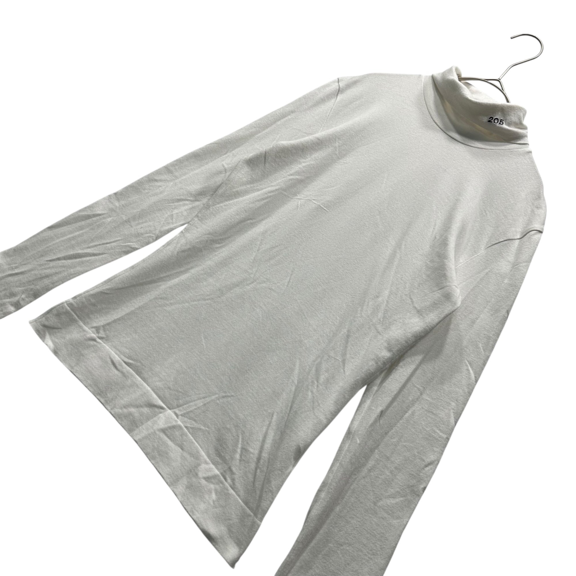 CALVIN KLEIN 205W39NYC(カルバンクライン) Turtleneck Cotton Knit Top タートルネック コットン カットソー 2053421 XS ホワイト