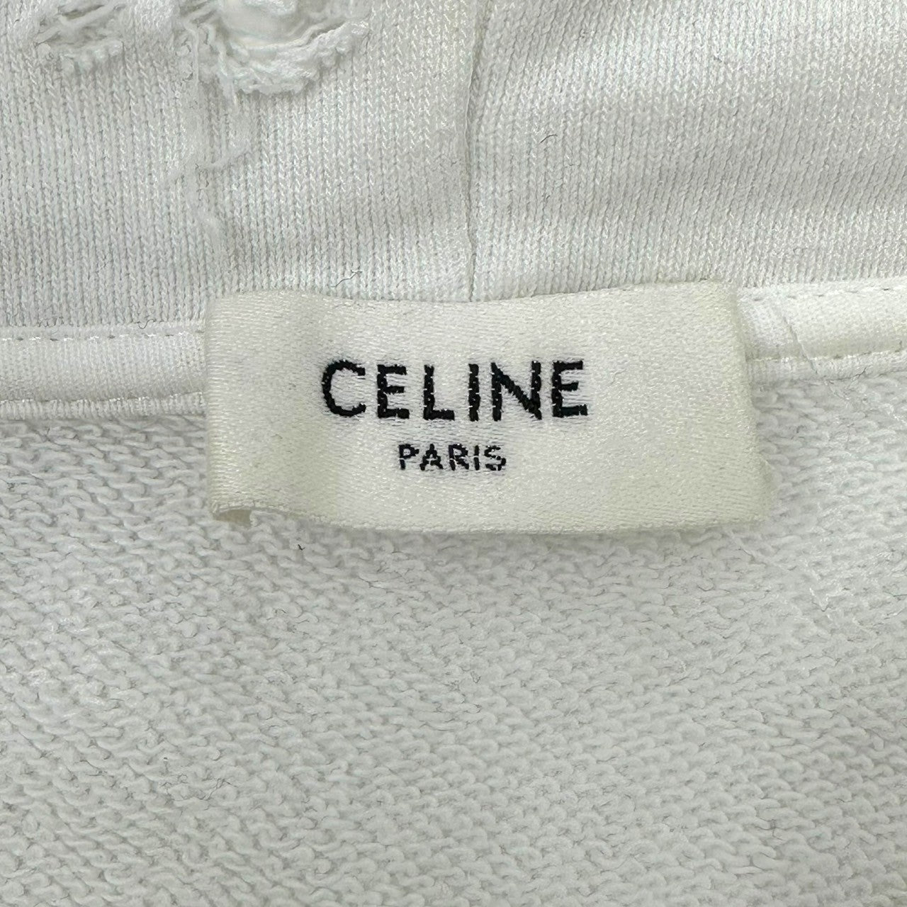 CELINE(セリーヌ) 22SS Scott Daniel Ellison print hoodie スコット ダニエル エリソン プリント パーカー 2Y643670Q XS ホワイト POP UP限定 フーディ