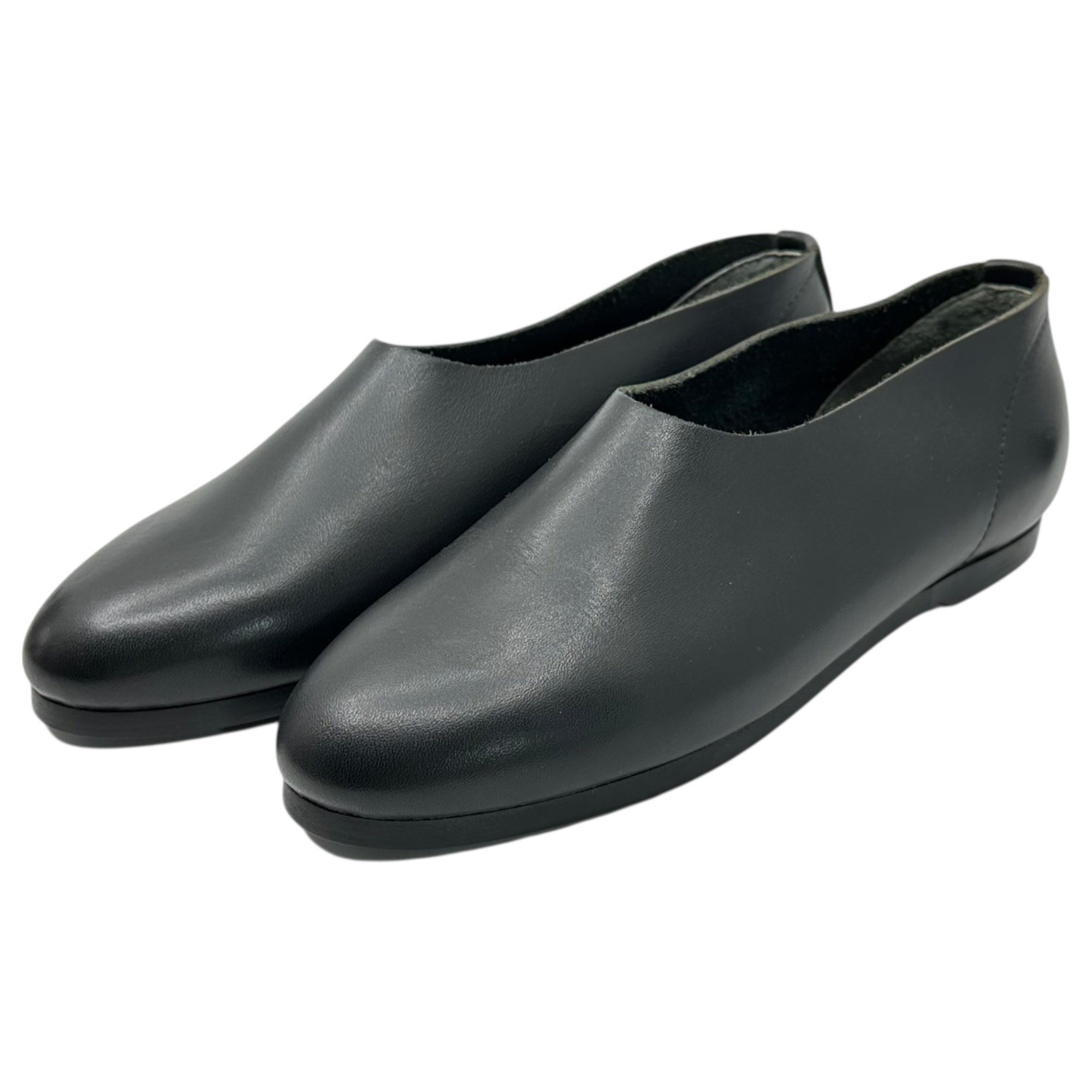 Y's(ワイズ) 90’s Leather Kung Fu Shoes レザー カンフー シューズ M(23cm程度) ブラック 90年代 ヴィンテージ アーカイブ 稀少アイテム