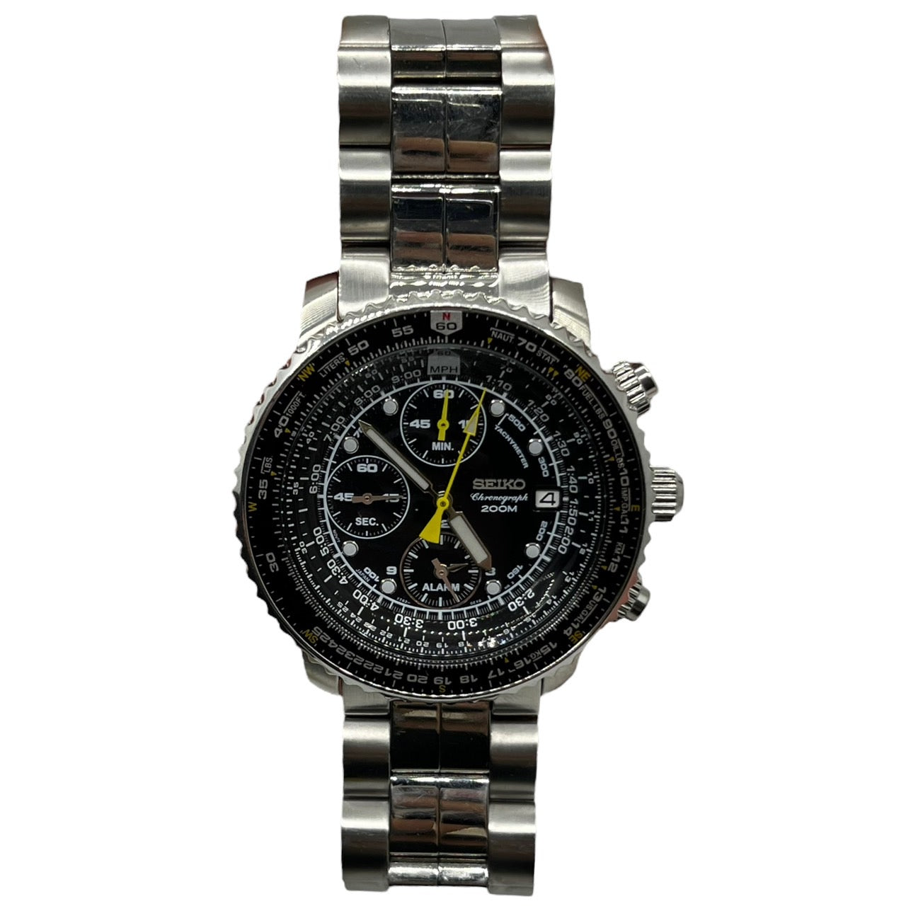 SEIKO(セイコー) インターナショナルコレクション/クロノグラフ/クォーツ/腕時計/ウォッチ 7T62-0EB0 文字盤:ブラック SCJC019