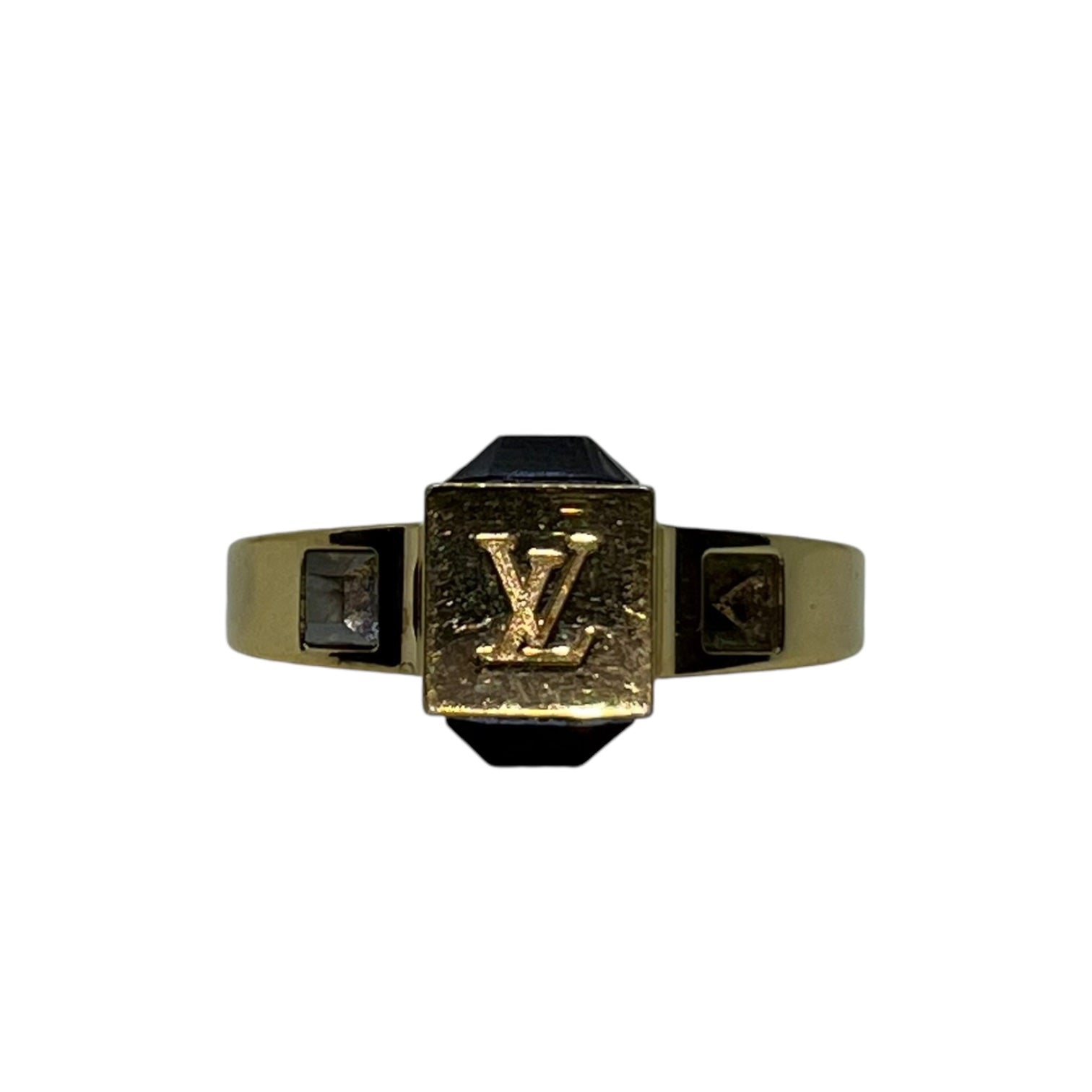 LOUIS VUITTON(ルイヴィトン) コリエ ギャンブル バーグ リング M65099 L 12.5号 ゴールド×パープル 指輪