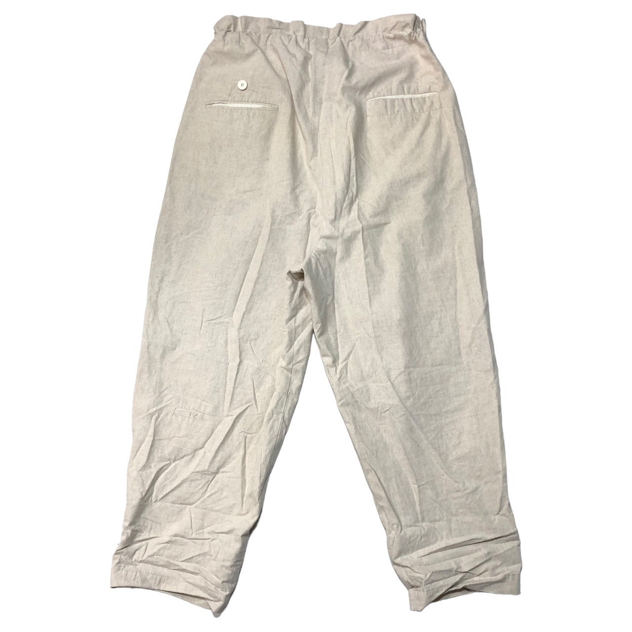 Dulcamara(ドゥルカマラ) wide easy pants ワイドイージーパンツ SIZE 1(S) アイボリー