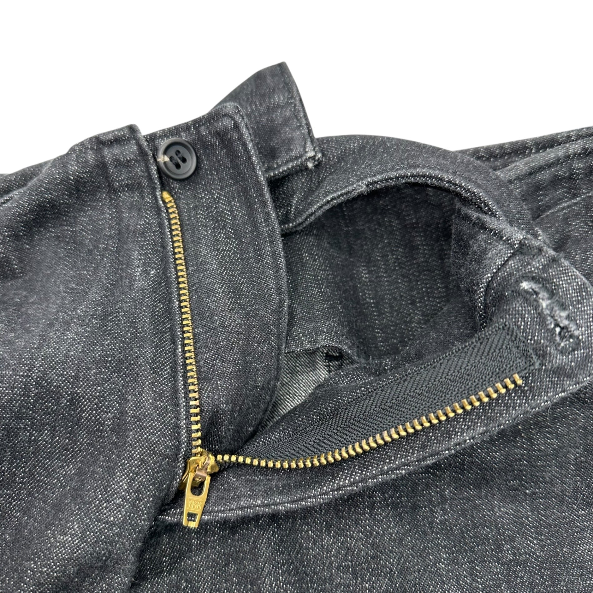 Y's(ワイズ) Belted Black Denim Shorts ベルテッド ブラックデニム ショーツ YS-P29-055 1(S程度) ブラック 男性着用可能