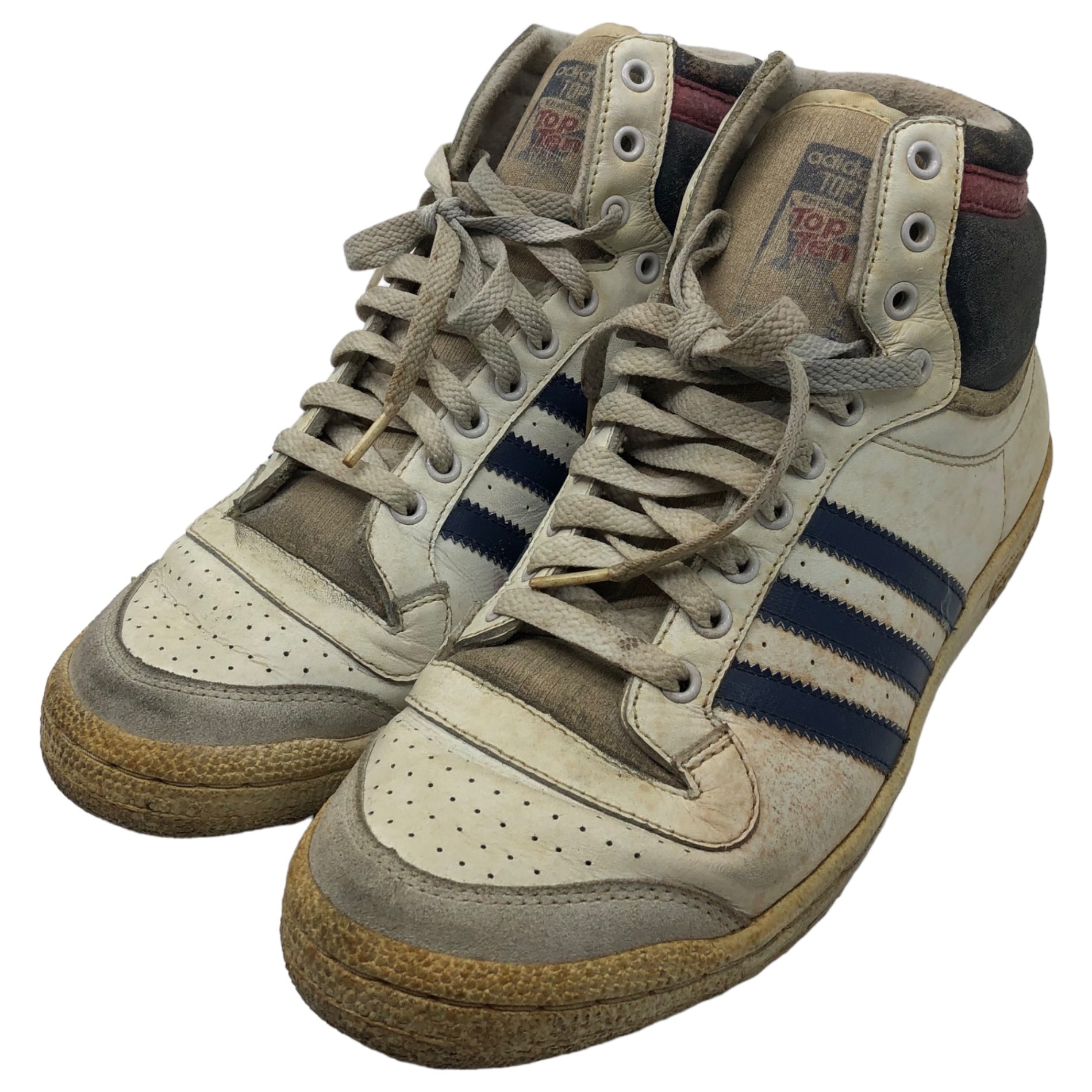 adidas(アディダス) 80~90's TOP TEN MID トップテン SIZE 27.0 ホワイト×ネイビー