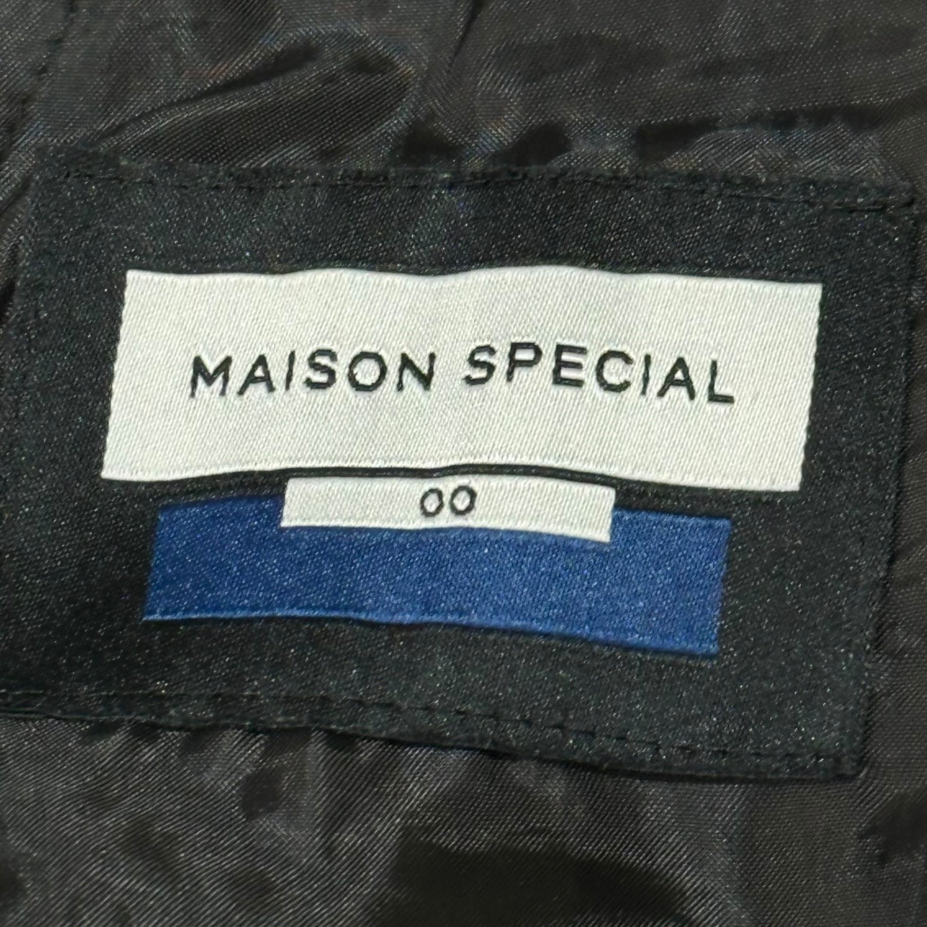 MAISON SPECIAL(メゾンスペシャル) Shonhel Twill Two-Tuck Wide Pants ションヘル ツイル ツータック ワイド パンツ 11231461202 00(XS~S程度) ブラック
