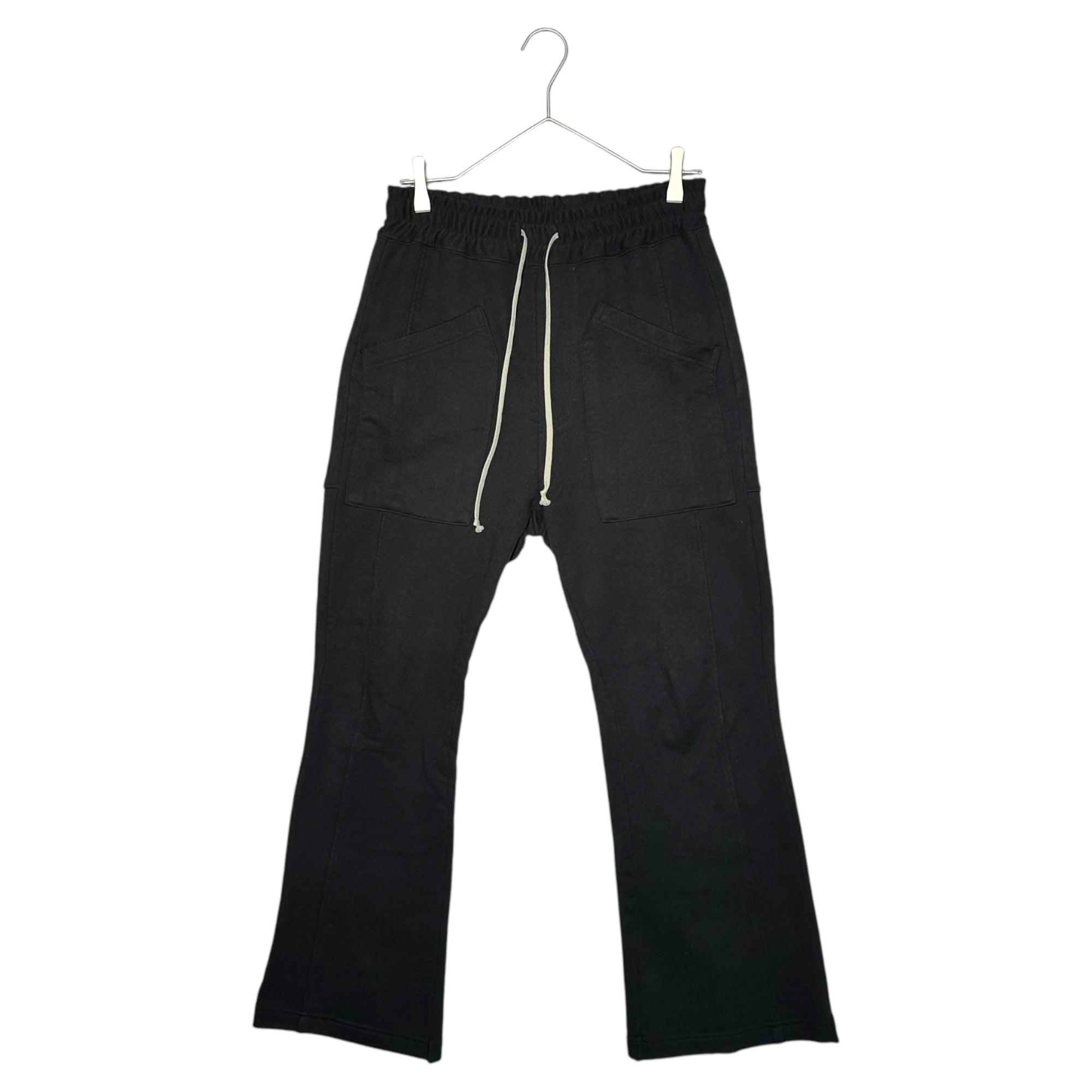 laid back(レイドバック) back zip cargo sweat pants バックジップ カーゴ スウェット パンツ S ブラック