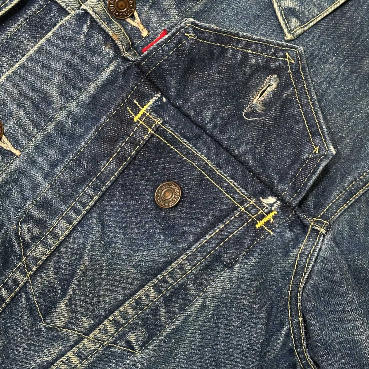 Levi's(リーバイス) 1963~1966's 558 Big E Long Denim Jacket デニム ジャケット 38 インディゴ 60's 60年代 3rd BIG E D&17刻印