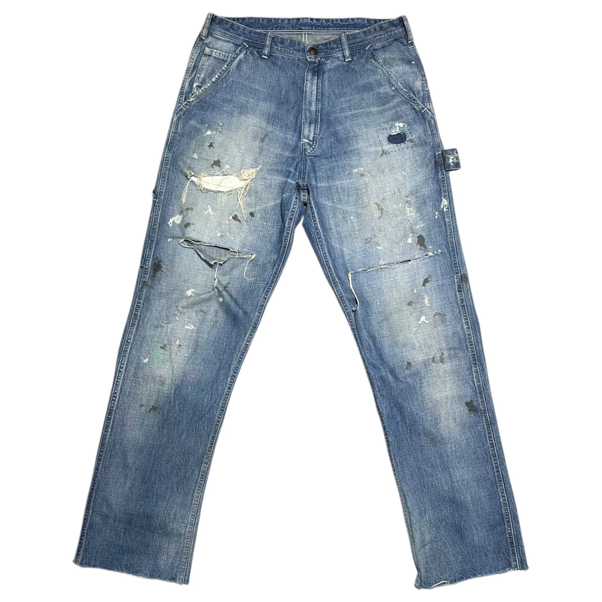 SAINT MICHAEL(セントマイケル) 24SS DENIM PANTS PAINTER BLUE 