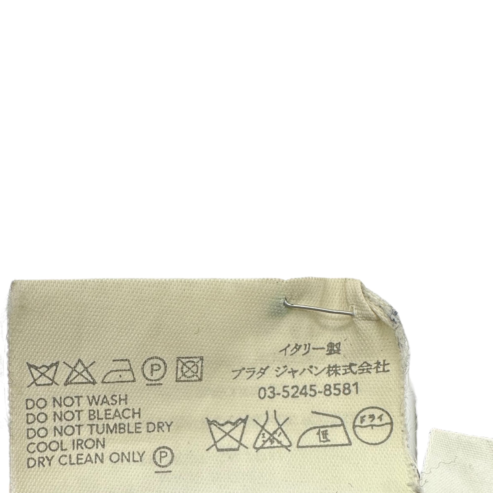 miumiu(ミュウミュウ) 00's Archive Nylon Quilted Stencil Collar Coat アーカイブ ナイロン チェック キルティング ステンカラー コート L ブラック ジャケット Y2K