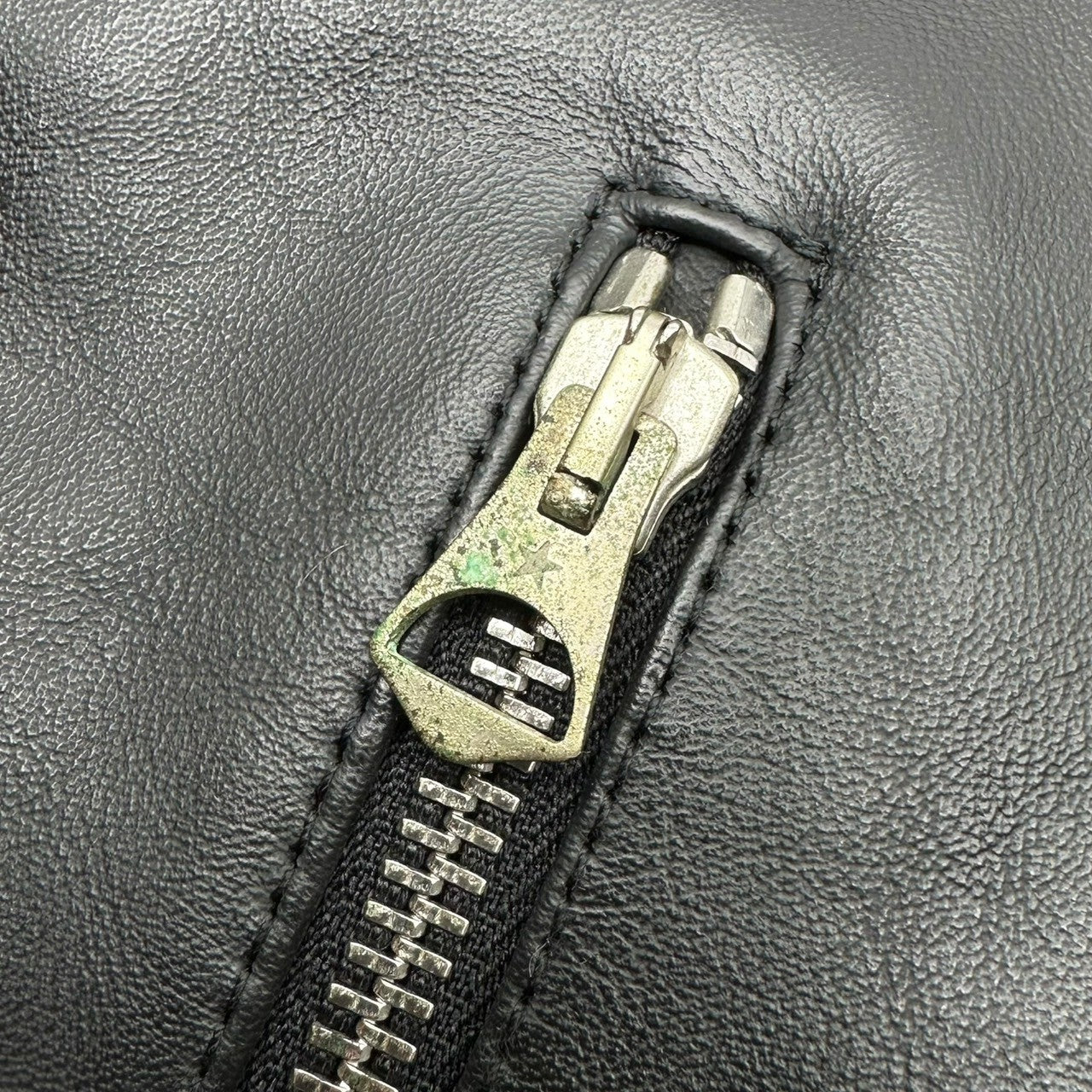 GOLDEN GOOSE(ゴールデングース) Custom Badge Double Riders Jacket カスタム ワッペン ダブル ライダース ジャケット 964364 S ブラック