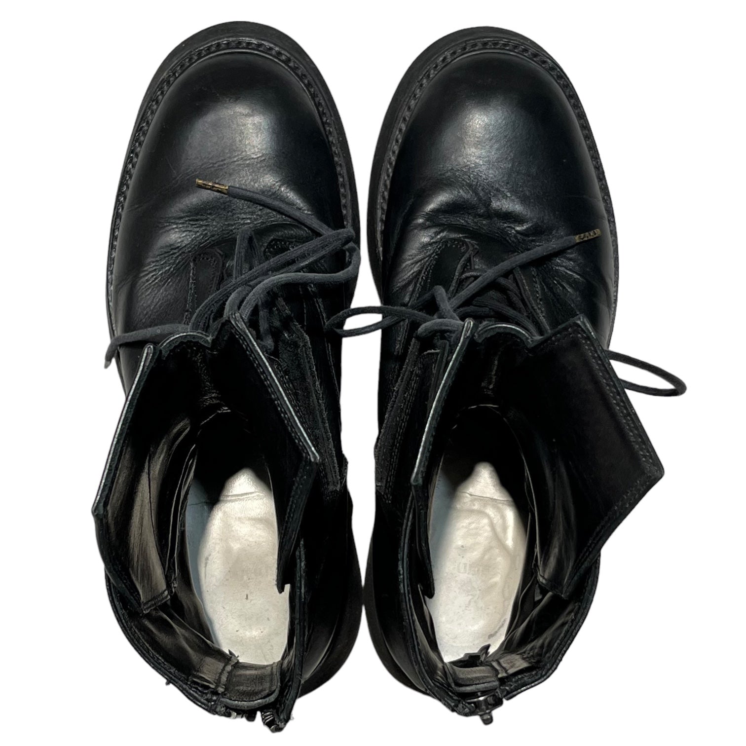 JULIUS(ユリウス) 16AW COW SKIN Void military back zip boots カウスキン ヴォイドミリタリー バックジップ ブーツ 557FWM4-T 27.5~28.0cm ブラック