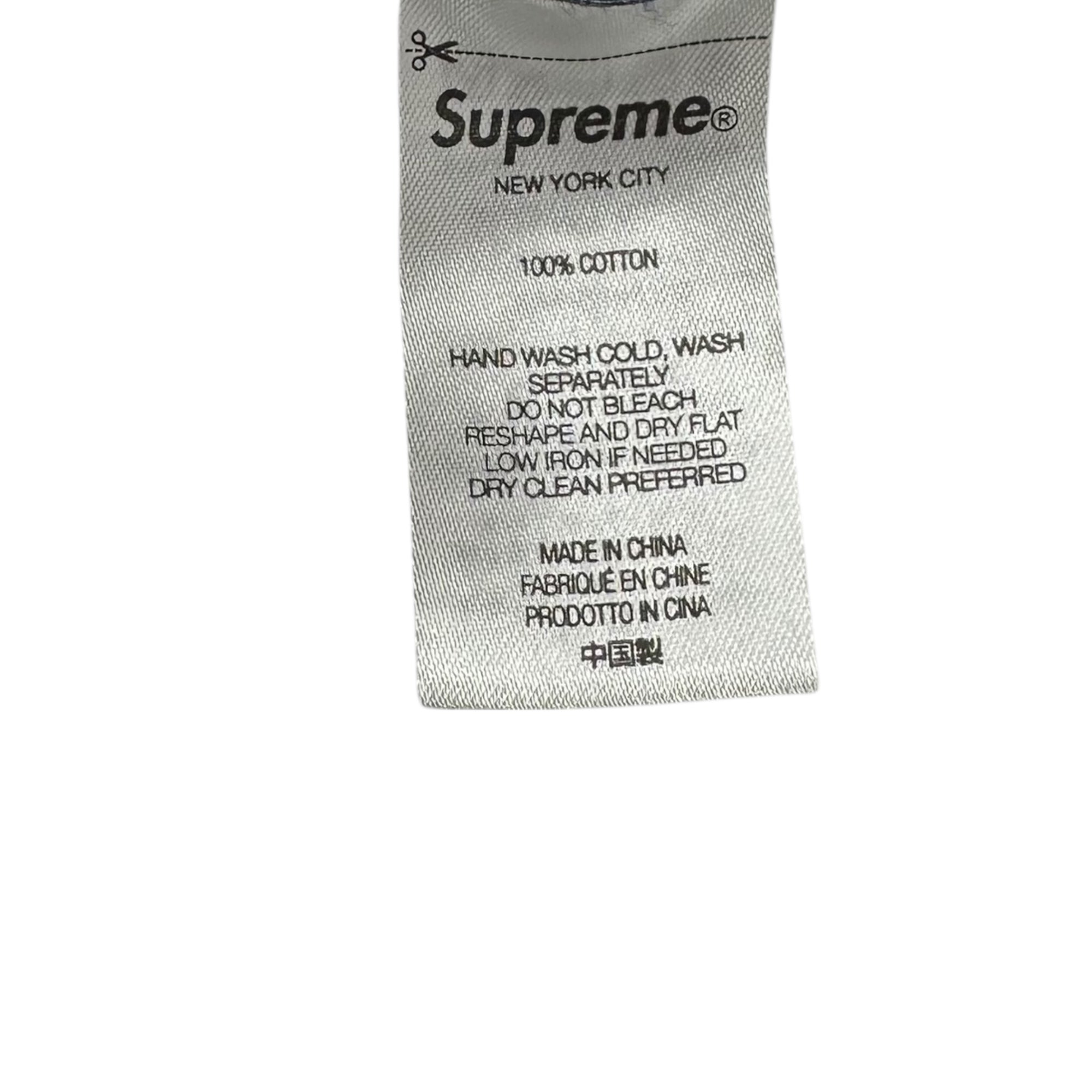 SUPREME(シュプリーム) 22SS Open Knit Small Box Sweater オープン ニット スモール ボックス ロゴ セーター S ネイビー ニット メッシュ 編み