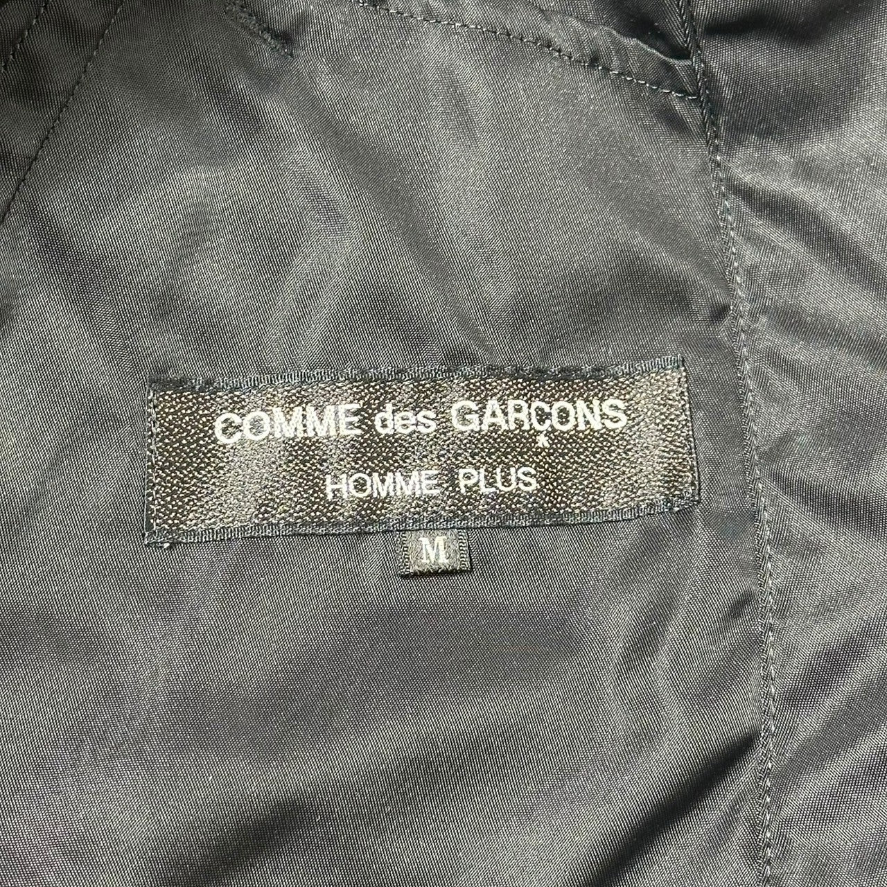 COMME des GARCONS HOMME PLUS(コムデギャルソンオムプリュス) 92SS Ethnic Period Hem Switch Archive Bomber Jacket エスニック期 裾切替 アーカイブ ボンバー ジャケット PJ-110490 M ブラック×マルチカラー AD1991