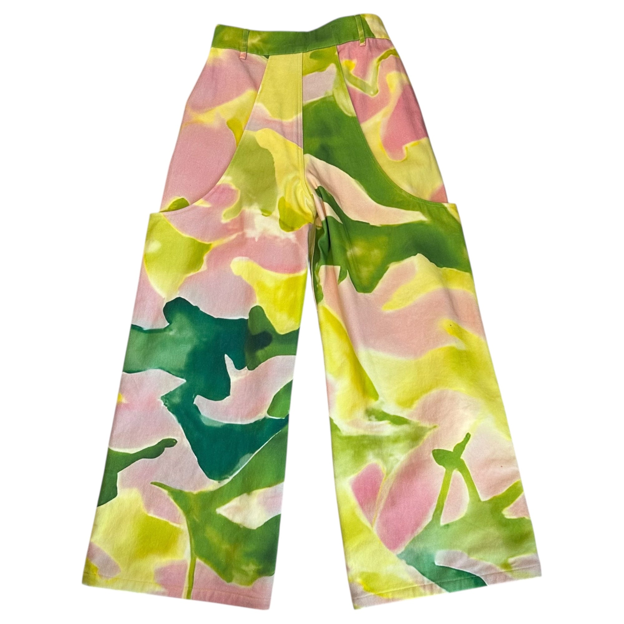 CALYX(カリクス) CARPENTER PANTS カーペンター パンツ CAL25SS-PT004 S グリーン×ピンク 参考定価86,900円(税込)
