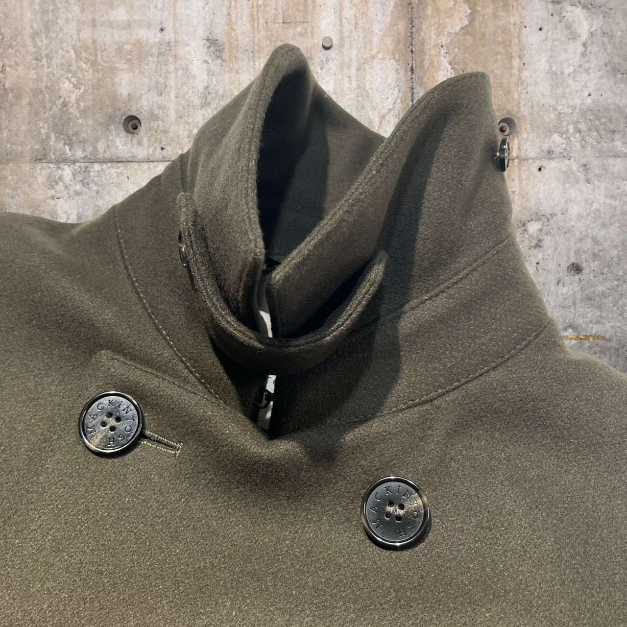 MACKINTOSH(マッキントッシュ) メルトンショートトレンチコート/FETLAR GM-1014F 38(Mサイズ程度) オリーブ 完売品