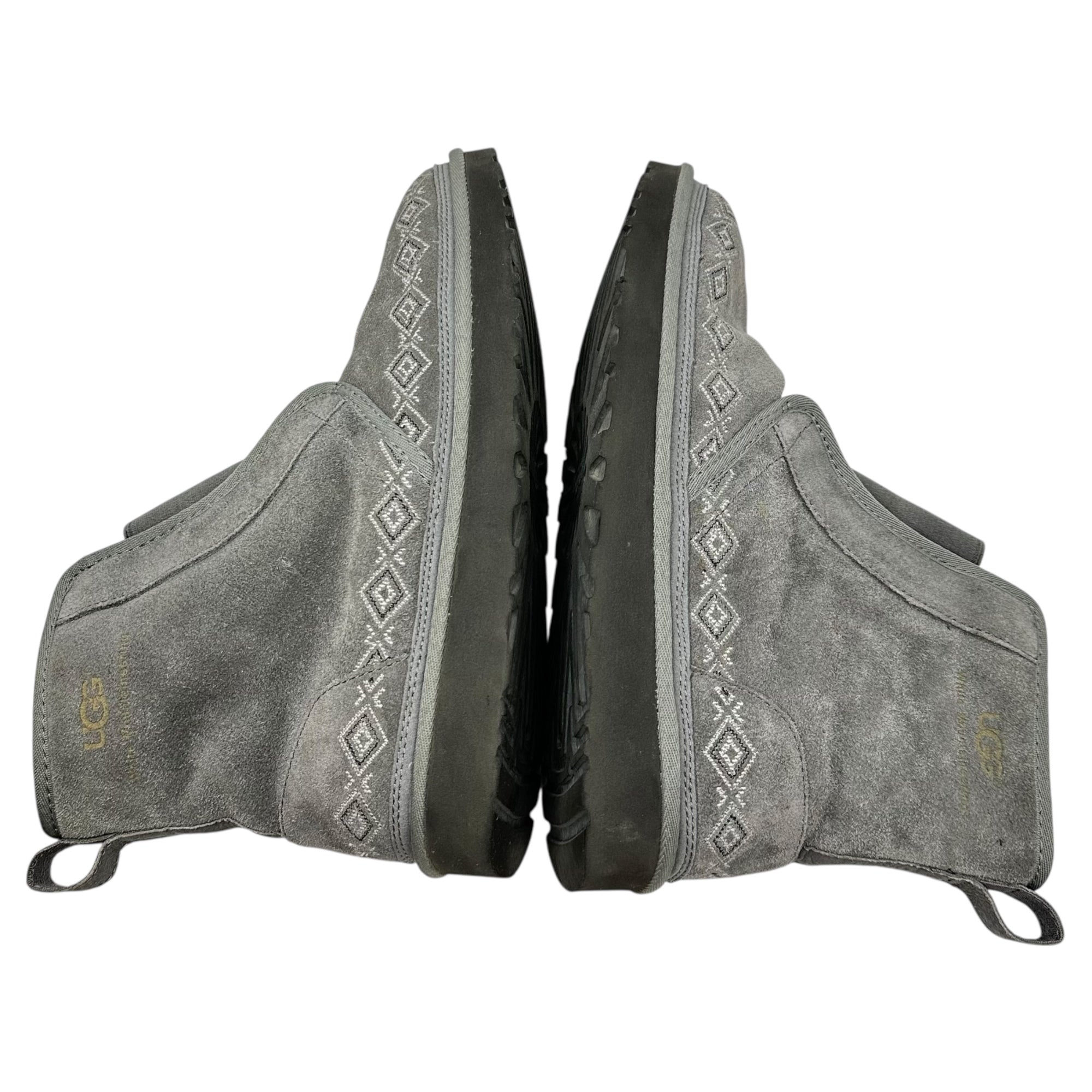 UGG(アグ) CLASSIC SHORT SPARKLE ZIP ムートン ブーツ F27118G 27cm グレー