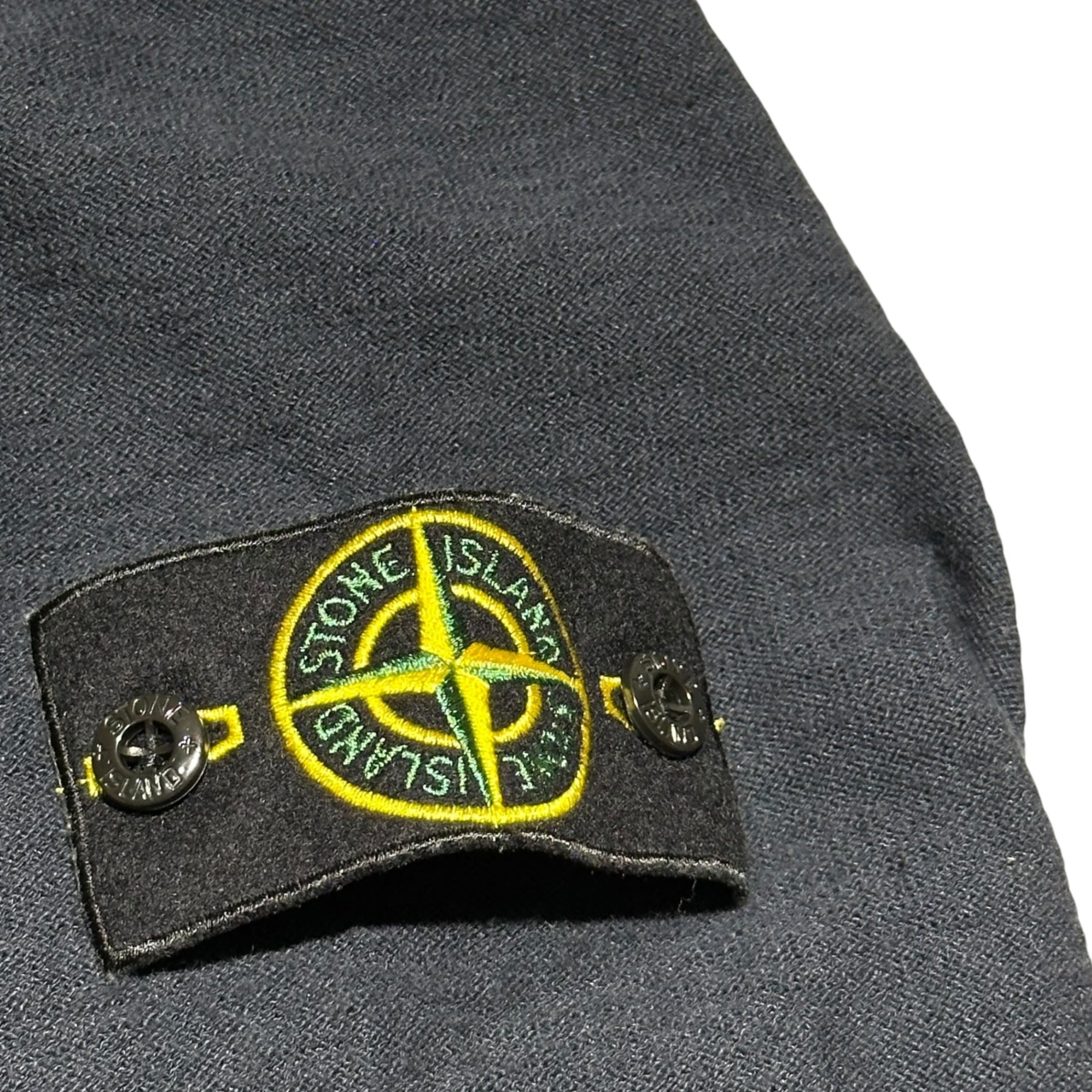 STONE ISLAND(ストーンアイランド) 21SS Nylon metal hood knit hoodie ナイロン メタル フード ニット パーカー 7415545B0 XL ネイビー