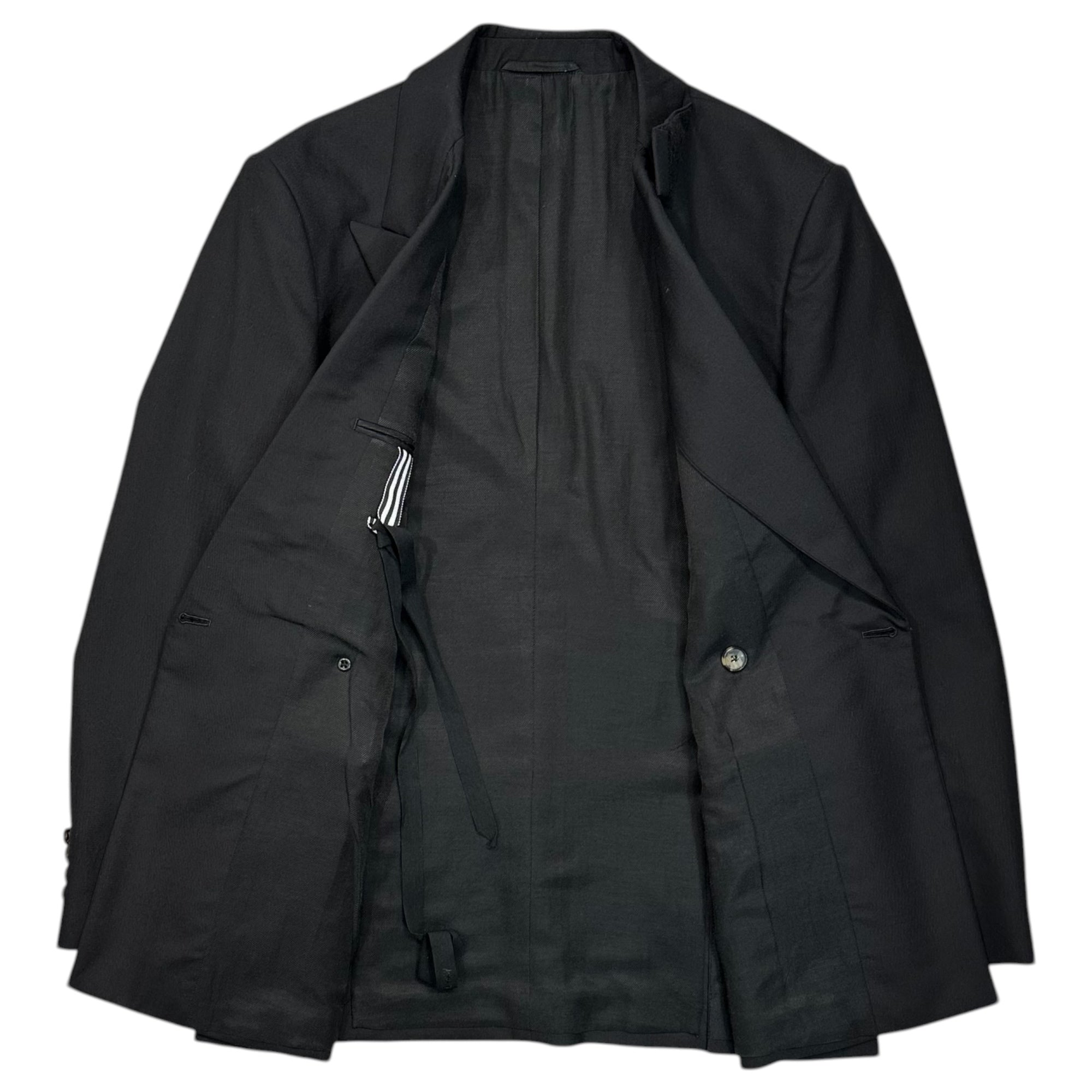 MARINA YEE(マリナイー) 25FW BACK JACK Double-breasted Origami blazer バックジャック ダブルブレスト 折り紙 ブレザー ジャケット SS25-0021-999 S ブラック 25AW