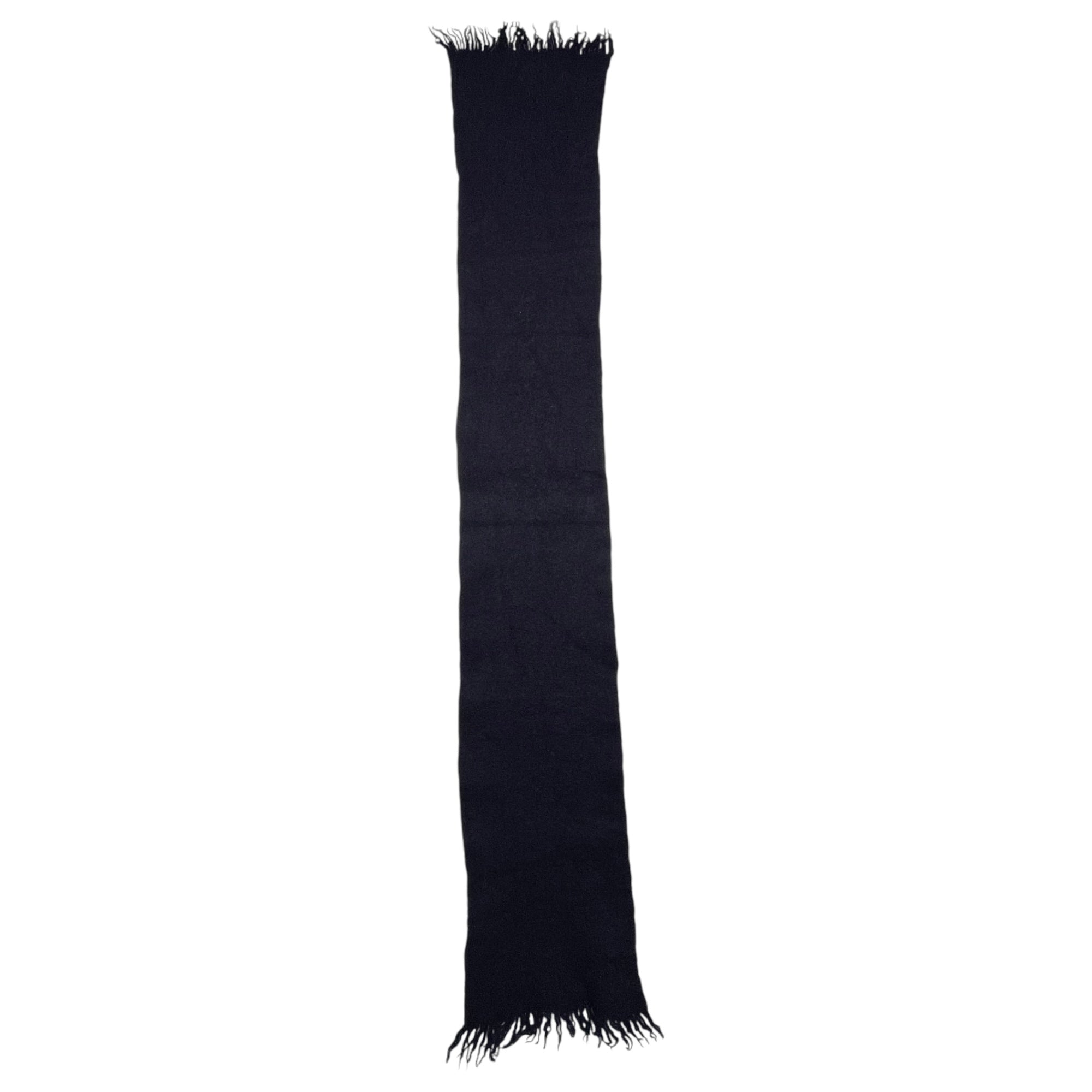 Y's(ワイズ) Wool crimp muffler ウール縮絨 マフラー FREE ネイビー