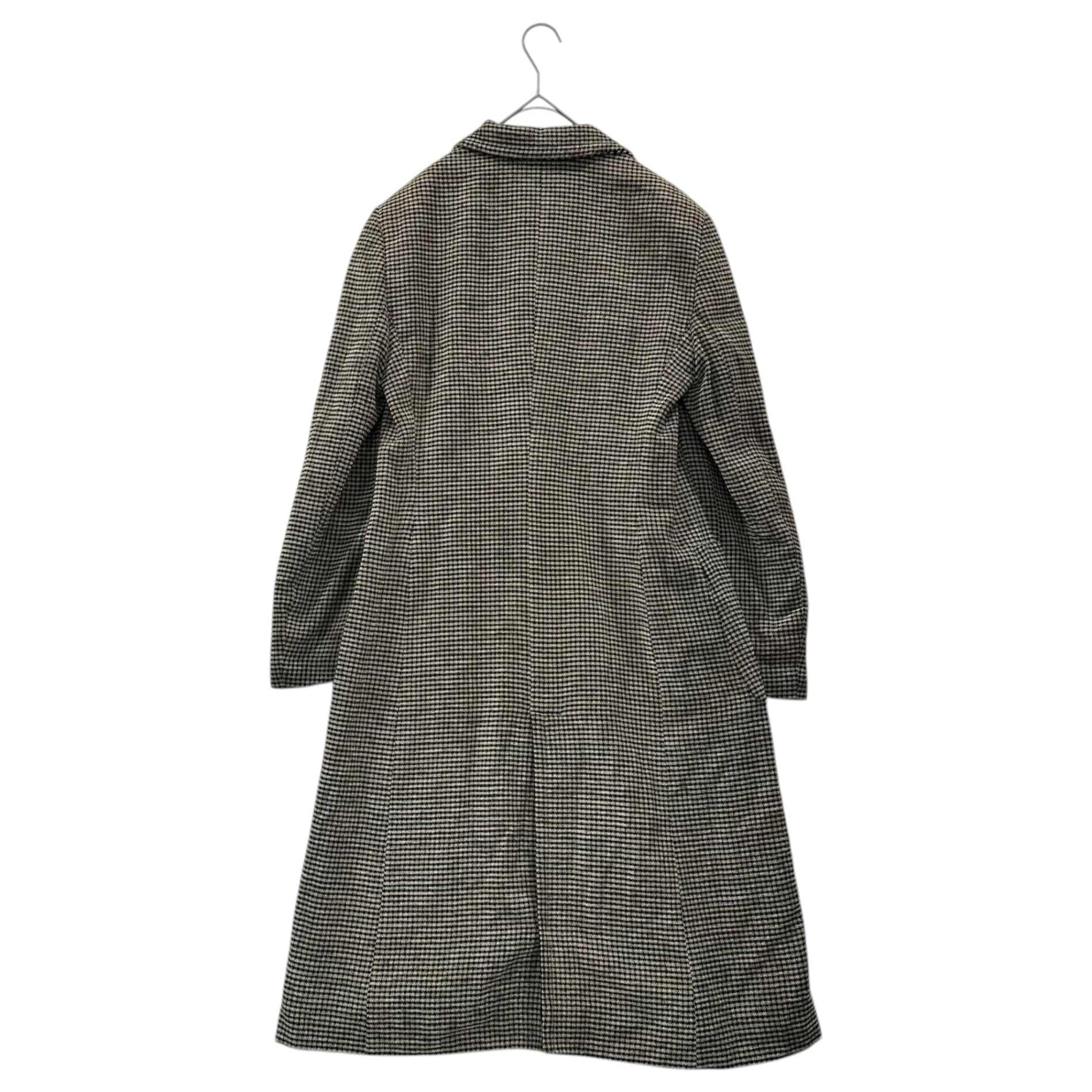 GIORGIO ARMANI(ジョルジオアルマーニ) 80's Wool and Viscose Corduroy Long Coat 80年代 ウール ビスコース コーデュロイ ロング コート Soprabito Don 2612122 42 ベージュ×ブラック