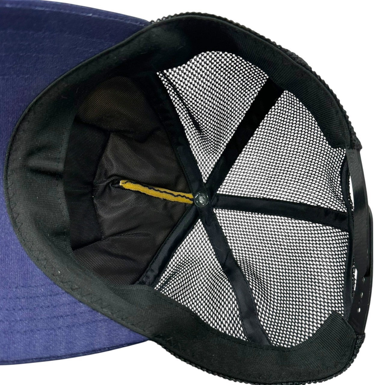 ELECTRIC COTTAGE(エレクトリックコテージ) EC badge 6-panel mesh switchover cap EC ワッペン 6パネル メッシュ切替 キャップ ネイビー×ホワイト
