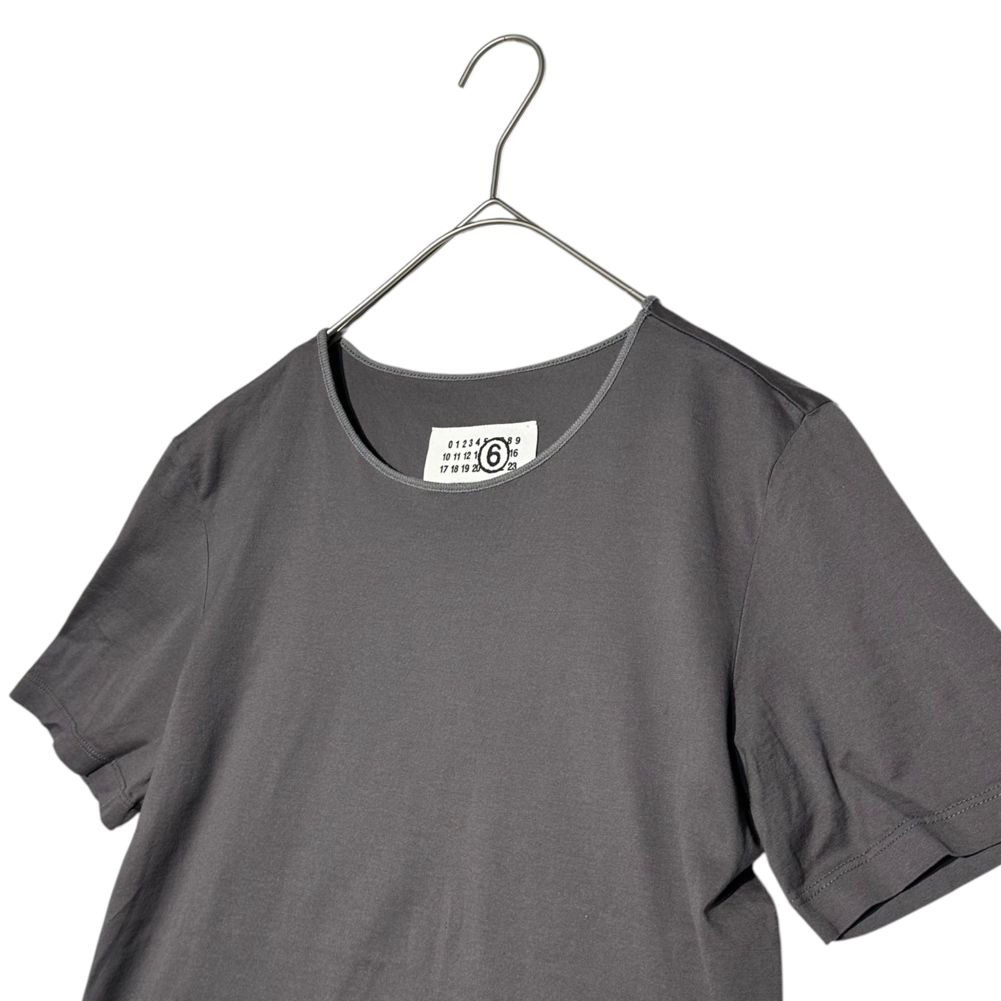 Maison Martin Margiela(メゾン マルタンマルジェラ) 07SS Archive Side slit S/S T-shirt アーカイブ サイドスリット 半袖 Tシャツ 32 QC042 S グレー 00's 本人期 ここのえ