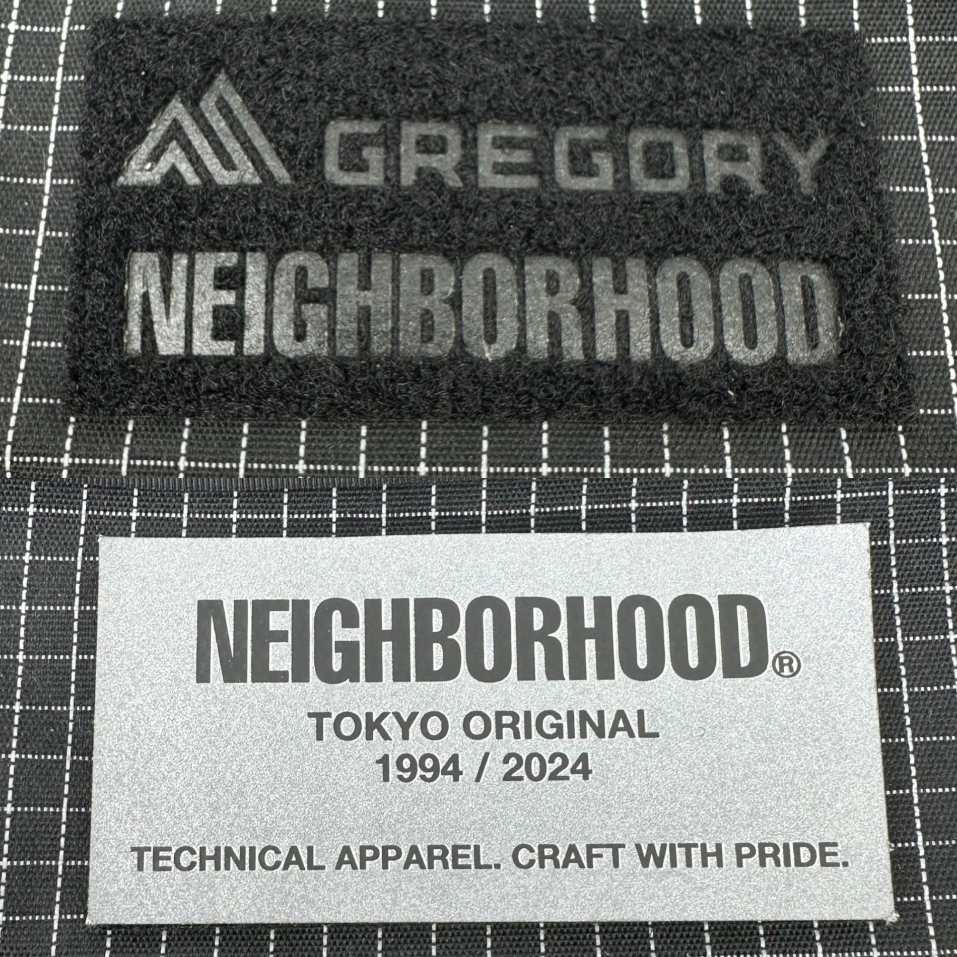 NEIGHBORHOOD × GREGORY(ネイバーフッド × グレゴリー) 24AW TAILMATE XS V2 テールメイト ウエスト ボディ バッグ ポーチ 24246GEN-CG03 FREE ブラック×ホワイト 完売商品