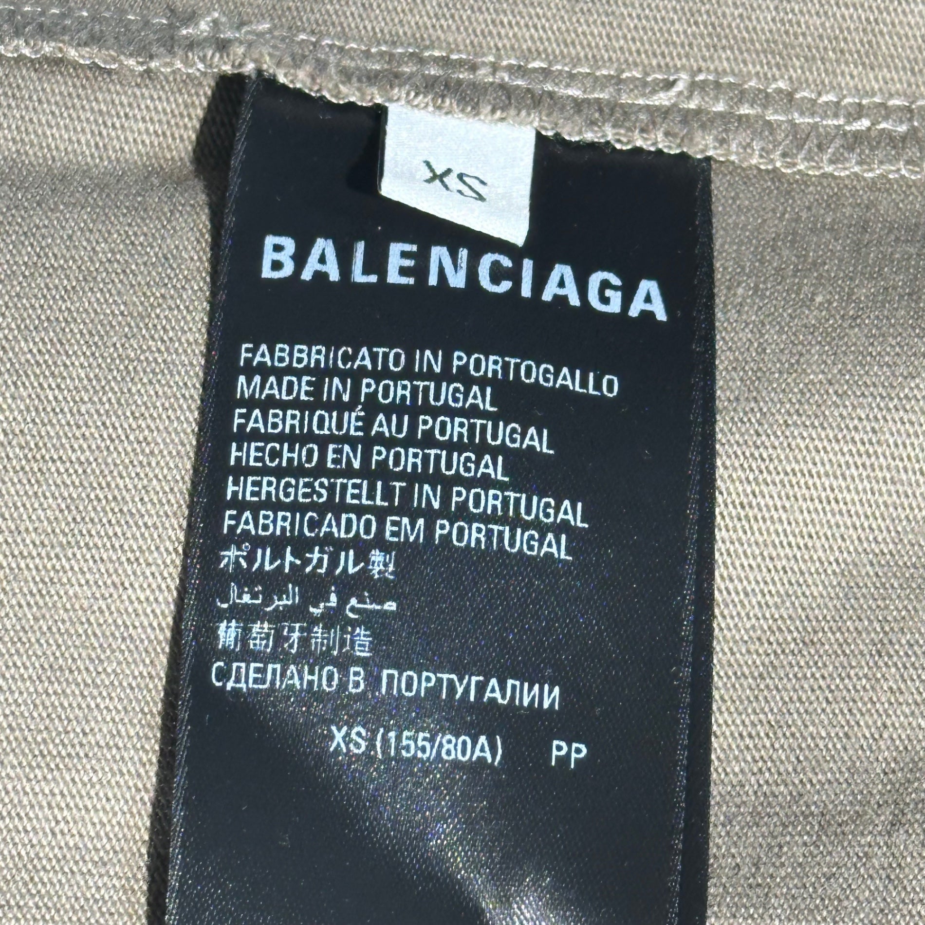 BALENCIAGA(バレンシアガ) 22AW WFP T-SHIRT WOLD FOOD PROGRAMME ワールド フード プログラム 両面プリント モックネック 半袖Tシャツ 612965 XS ブラウン