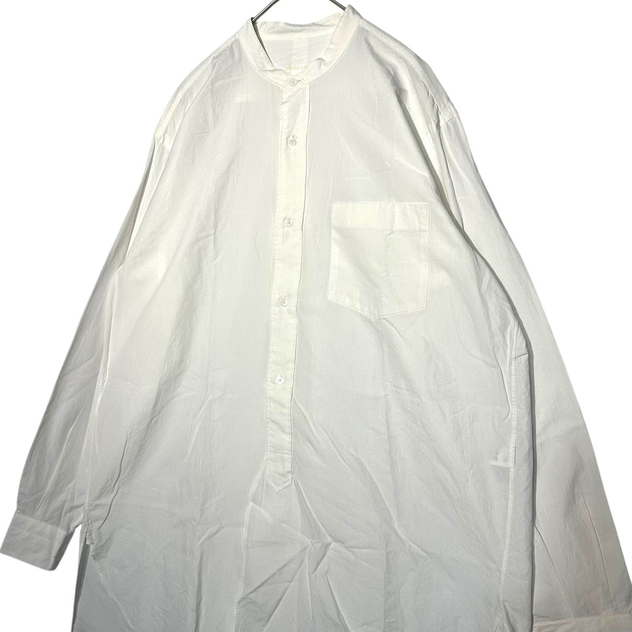 COMOLI(コモリ) 20SS Basic Band Collar Shirt ベーシック バンドカラー シャツ R01-02002 2(M) ホワイト