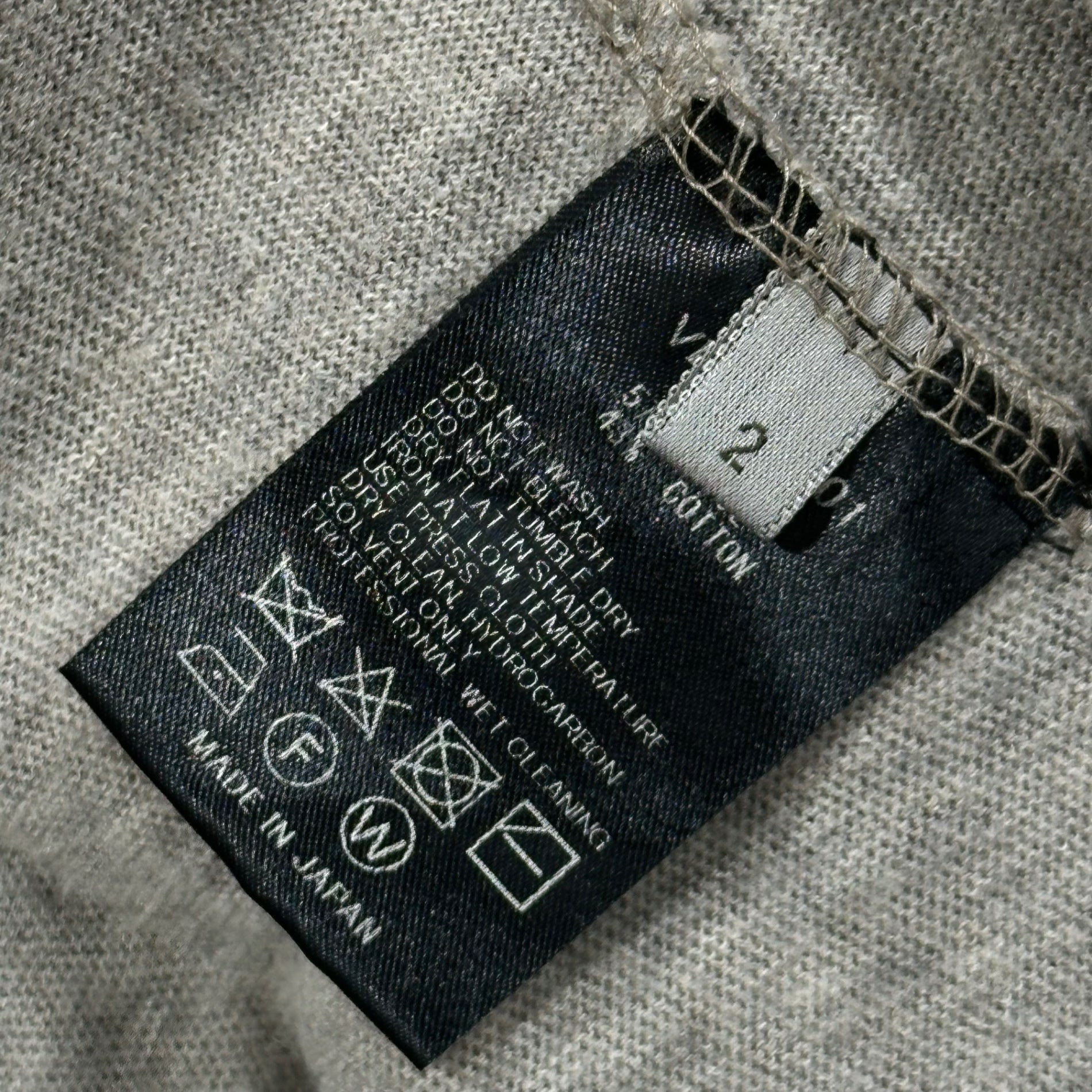 The Viridi-anne(ザヴィリディアン) 2020AW Cotton wool jersey high-neck L/S T-shirt 綿 ウール 天竺 ハイネック 長袖 カットソー - BEIGE VI-3283-01 2 ベージュ