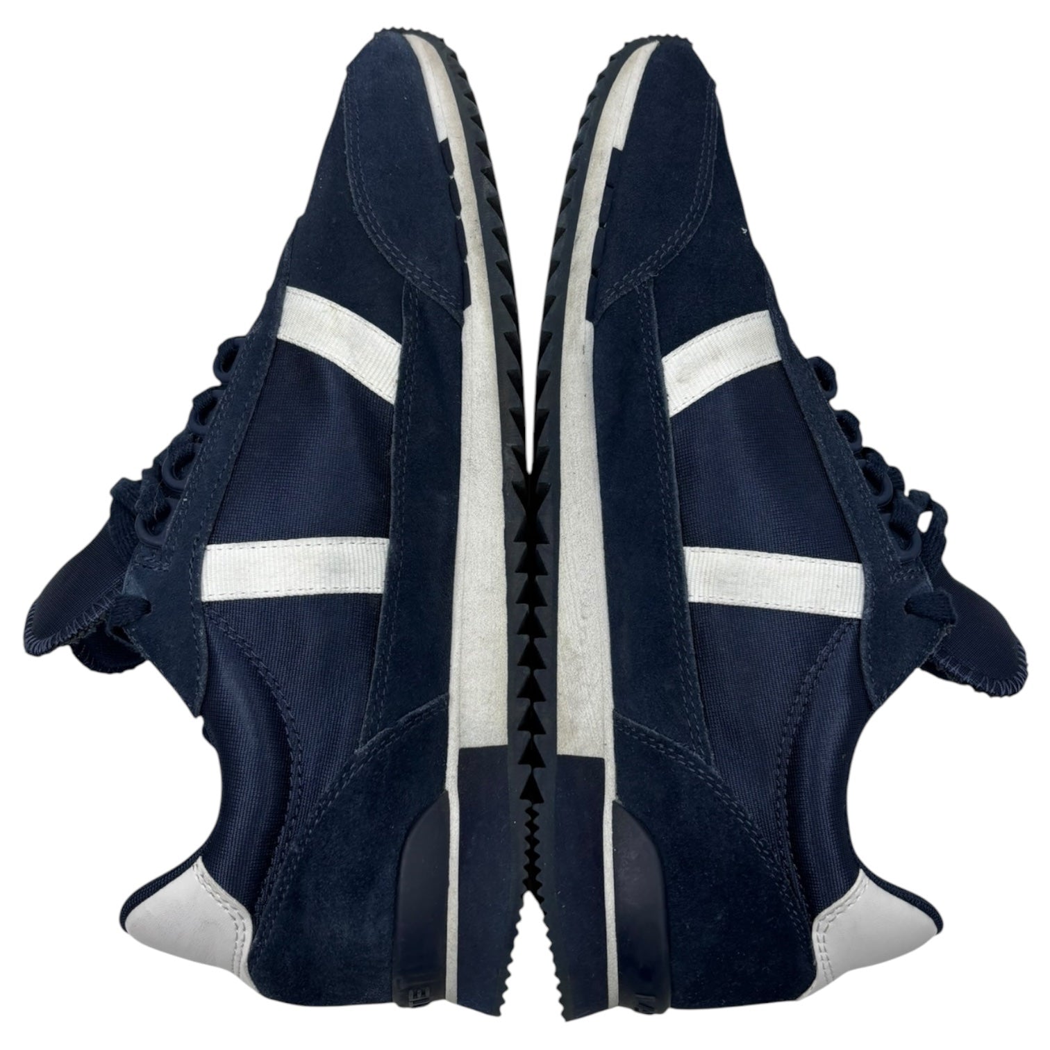 LACOSTE(ラコステ) PARTNER RETRO スウェード 切替 ローカット スニーカー 29249 28.5cm ネイビー