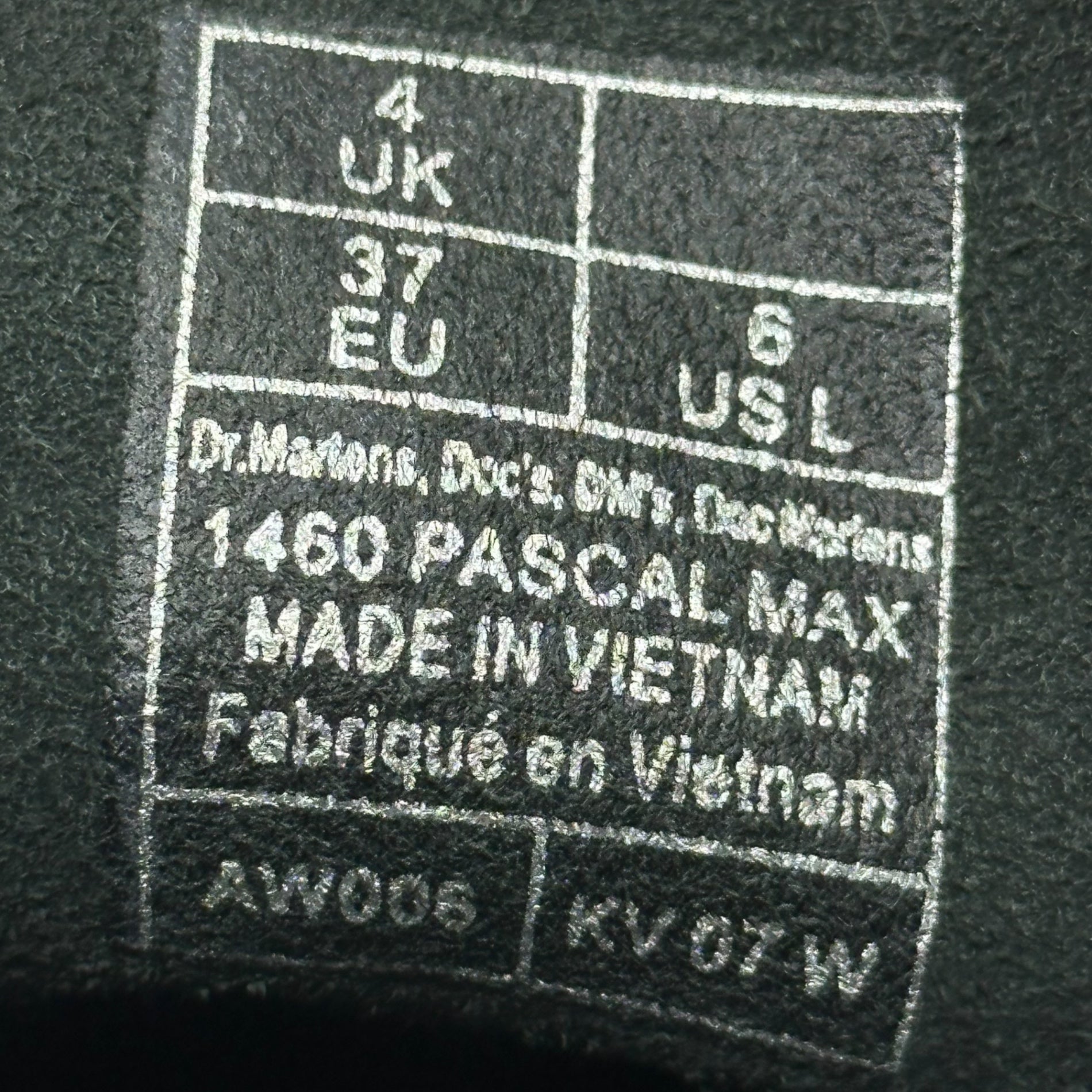 DR.MARTENS(ドクターマーチン) 1460 Pascal Max 8 Hole Boots プラットフォーム 8ホール ブーツ 1460 USL6(23cm) ブラック 厚底