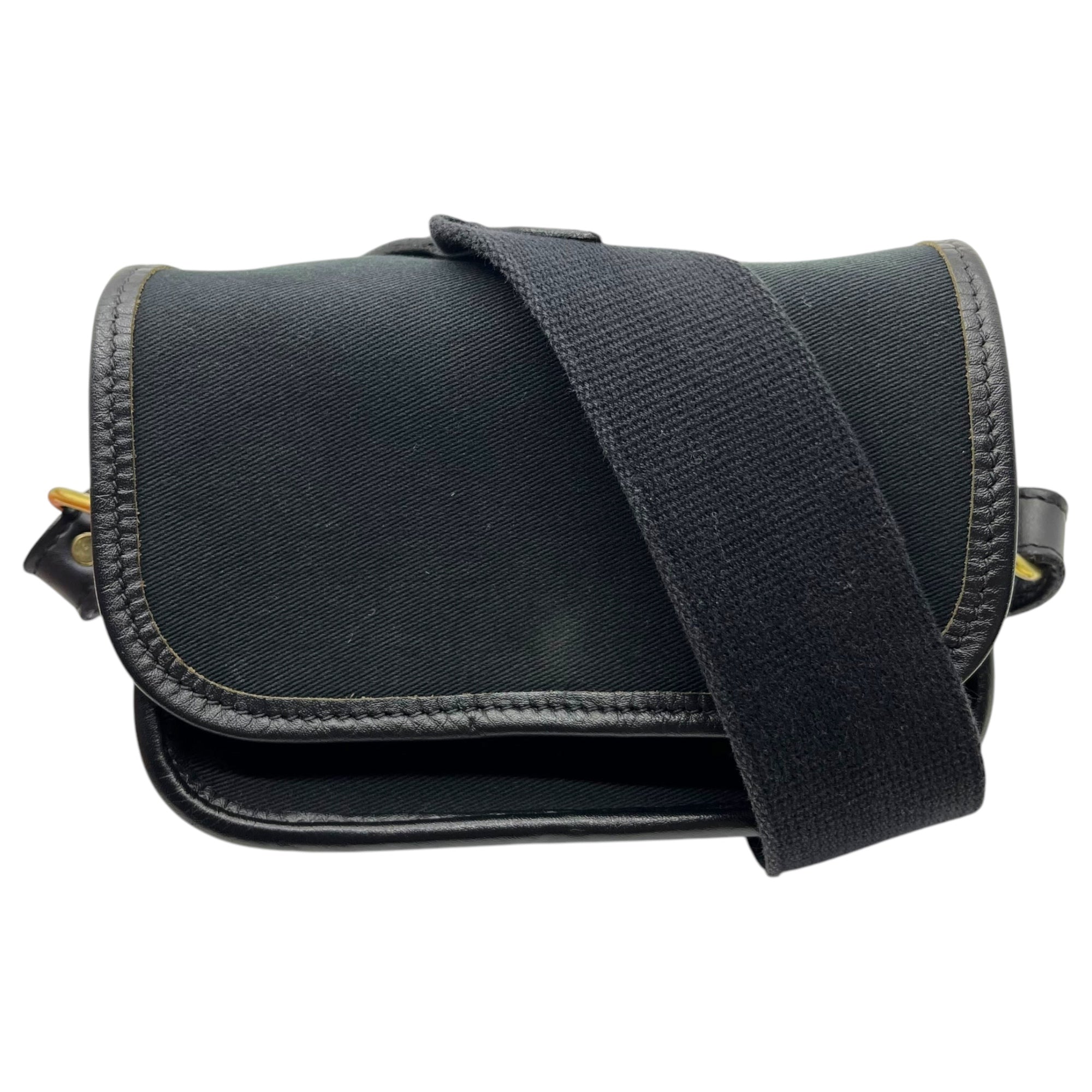 AURALEE × BRADY(オーラリー × ブレディ) TYPE EDEN Cotton canvas x leather mini shoulder bag タイプ 「エデン」 コットンキャンバス × レザー ミニ ショルダー バッグ BRADY22-BBL-02 FREE ブラック 参考定価38,500円(税込)