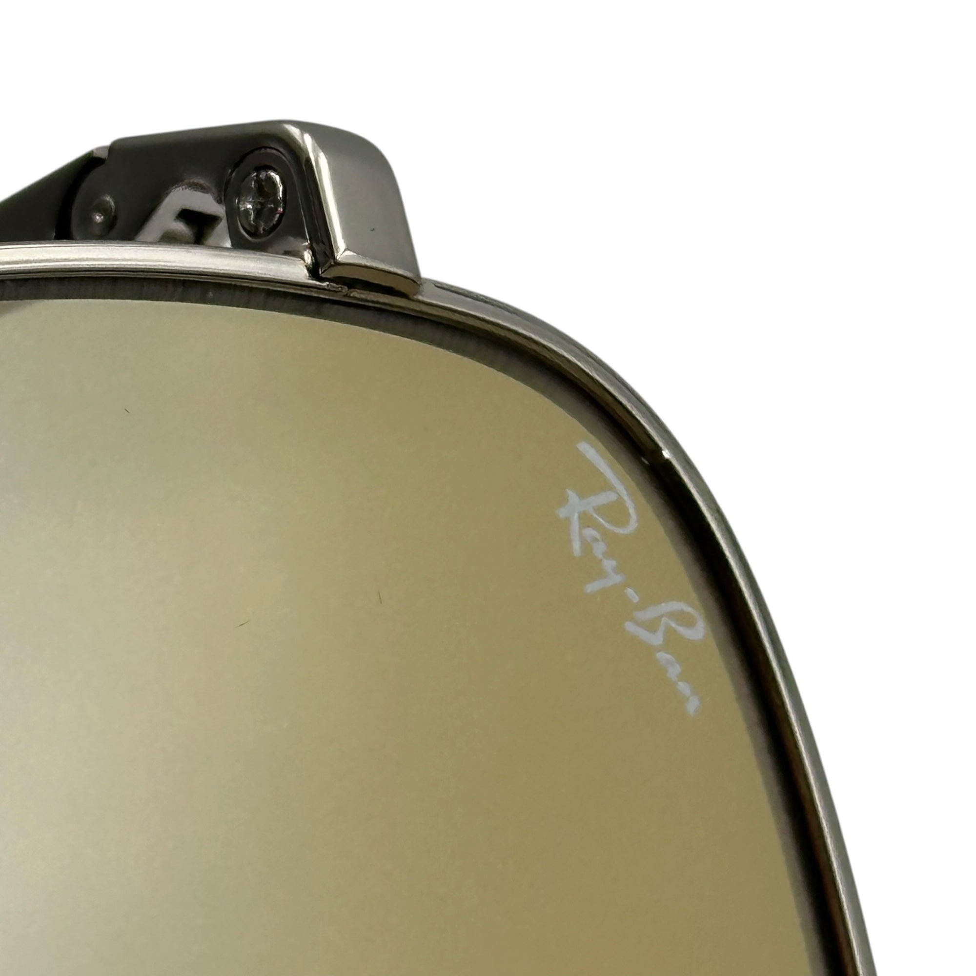 Ray-Ban(レイバン) Metal-Frame Sunglasses メタル フレーム サングラス RB3713D シルバー×イエロー