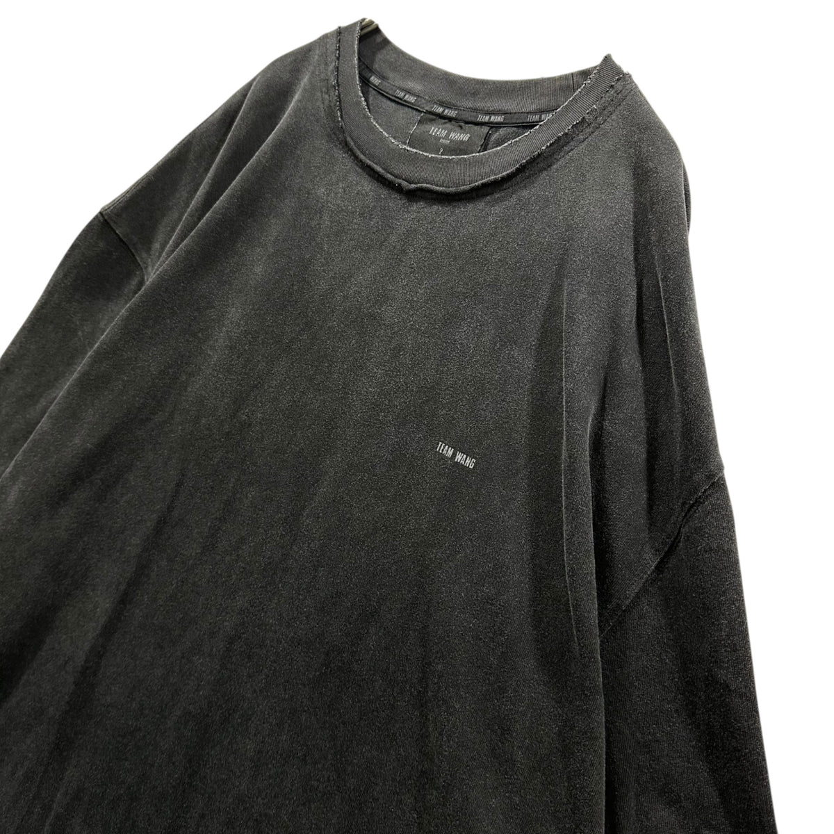 TEAM WANG DESIGN(チームワンデザイン) TEAM TOKYO EXCLUSIVE TEE ヴィンテージ加工 Tシャツ TW-FW25A466 2 ブラック