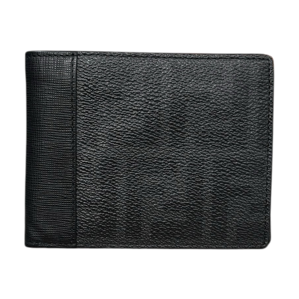 FENDI(フェンディ) Zucca print bi-fold wallet ズッカ柄 2つ折り財布 7M0001 ブラック