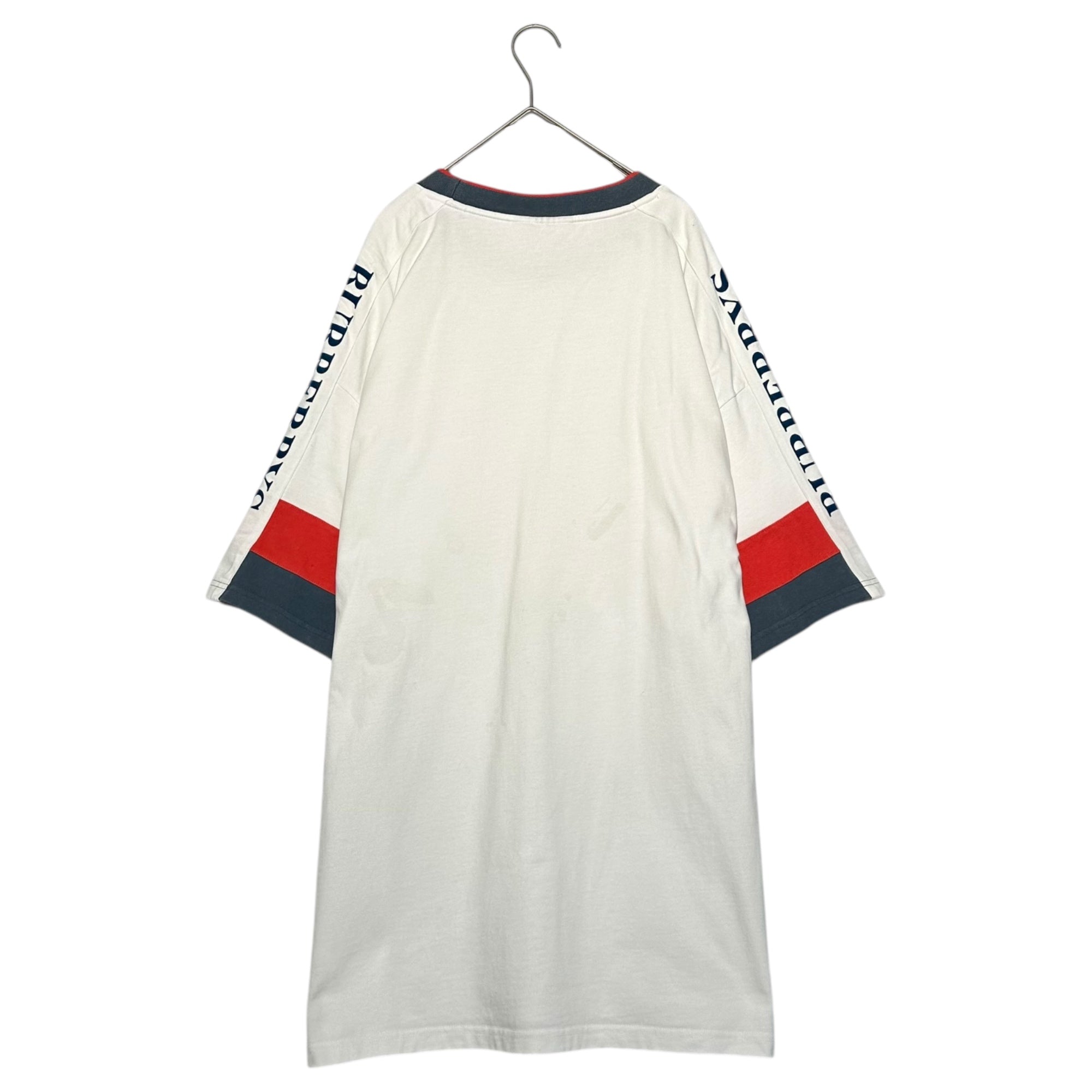 BURBERRY(バーバリー) football trim t-shirt フットボール トリム Tシャツ トリコロールカラー XL トリコロールカラー