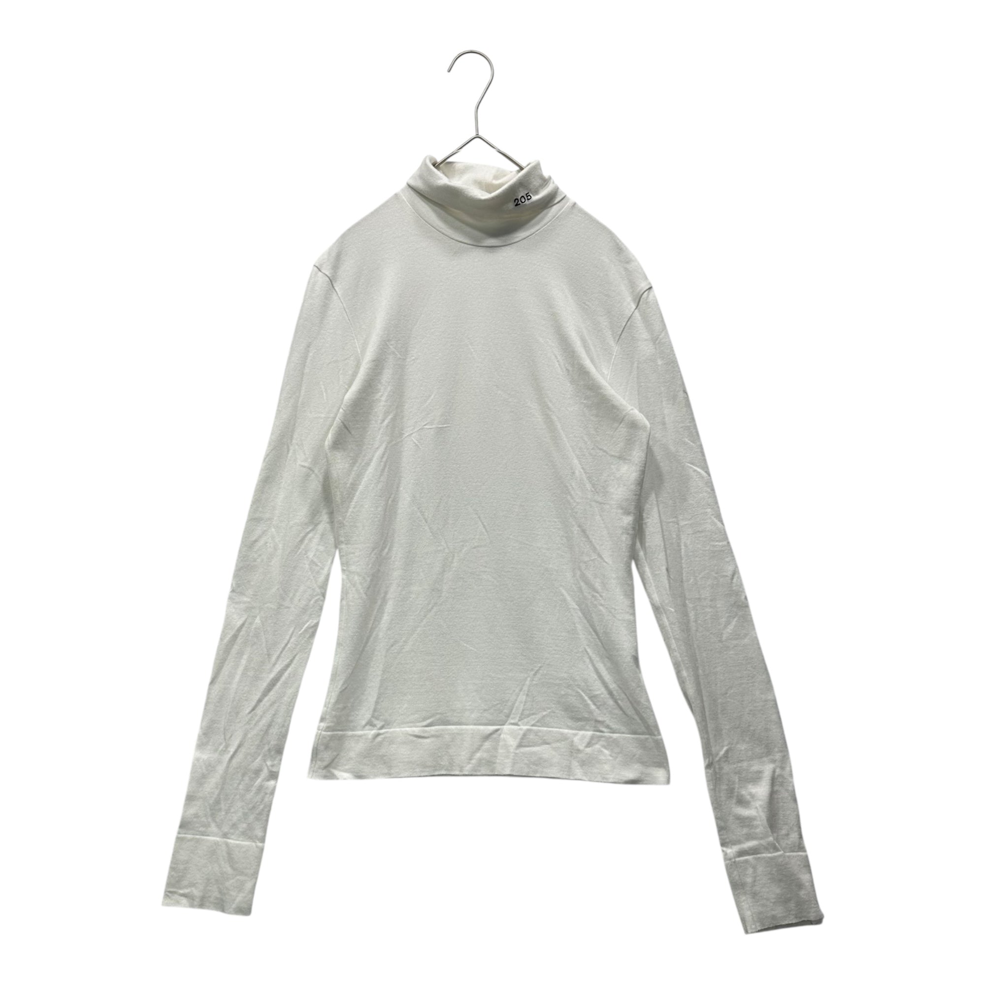 CALVIN KLEIN 205W39NYC(カルバンクライン) Turtleneck Cotton Knit Top タートルネック コットン カットソー 2053421 XS ホワイト