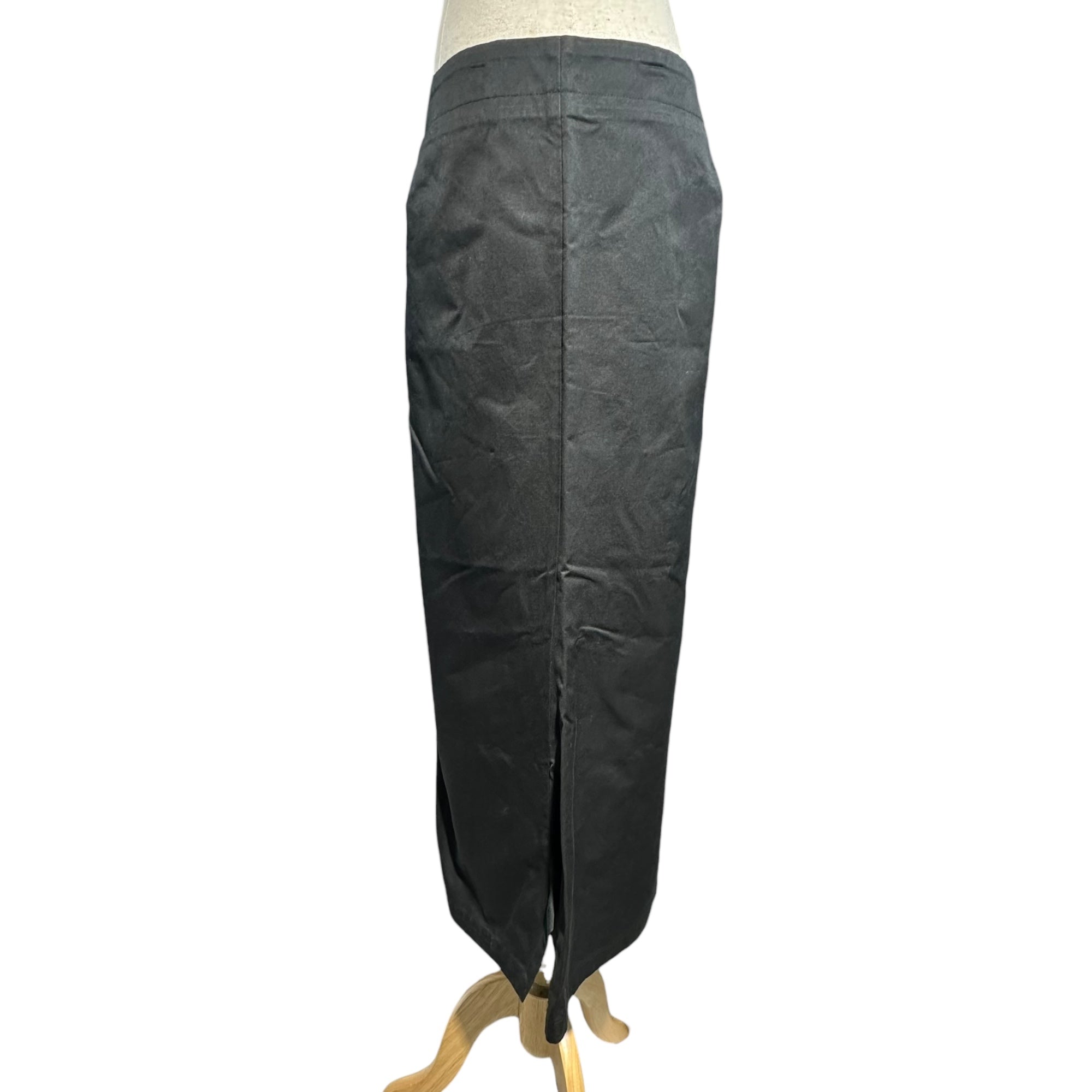 YOHJI YAMAMOTO(ヨウジヤマモト) Cotton Twill Long Tight Skirt コットン ツイル ロング タイトスカート FZ-S30-015 2(M程度) ブラック