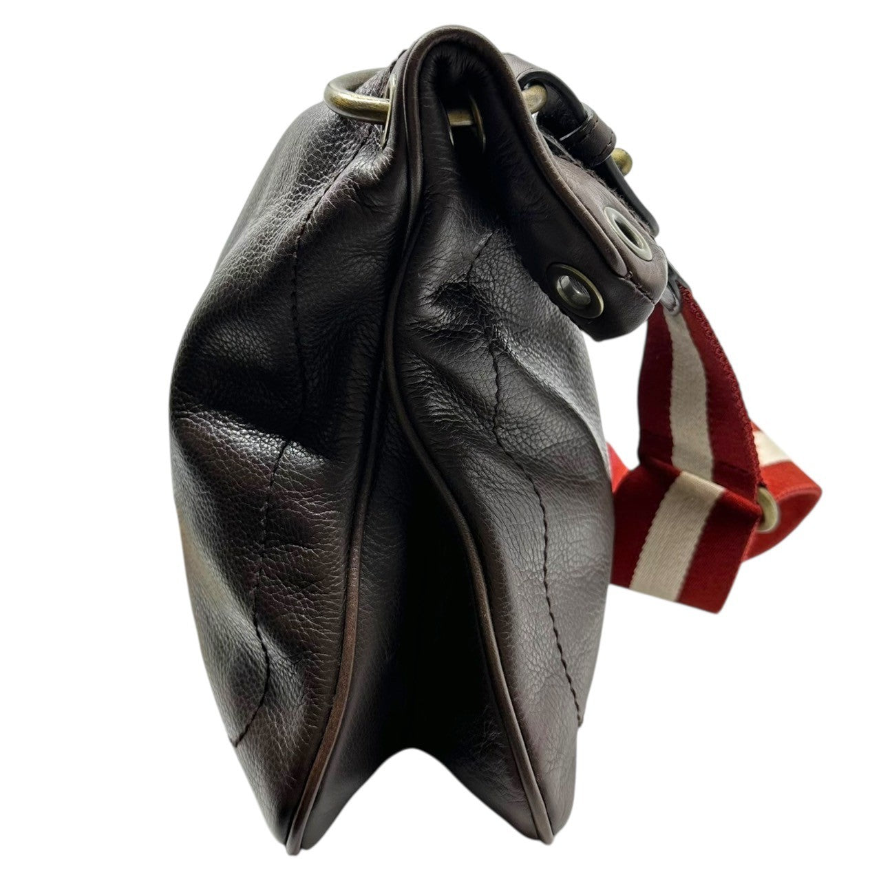 BALLY(バリー) Leather Shoulder bag レザー ショルダー バッグ ブラウン