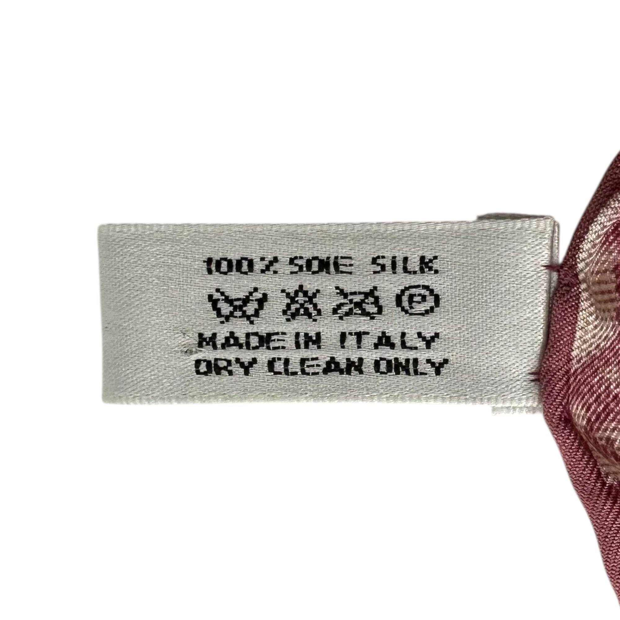 Christian Dior(クリスチャンディオール) Old Trotter All-over Pattern Silk Scarf オールド トロッター 総柄 シルク スカーフ レッド