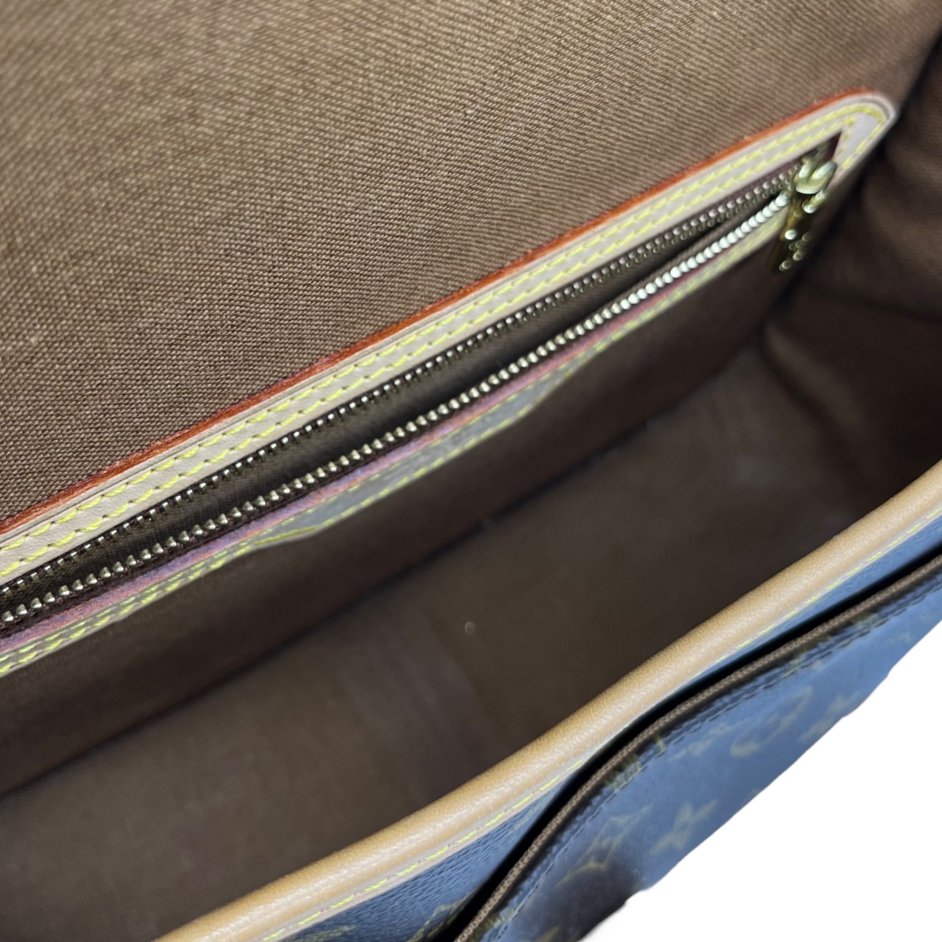LOUIS VUITTON(ルイヴィトン) 00's Vintage sologne flap shoulder bag ヴィンテージ ソローニュ フラップ ショルダー バッグ 04年製 M42250 ブラウン 製造番号:SL0044