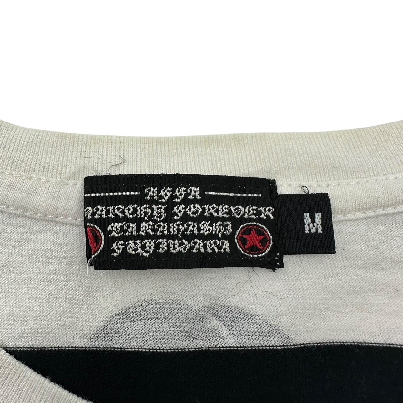 AFFA(エーエフエフエー) 90's striped crew neck T-shirt 90年代 ボーダー クルーネック Tシャツ M ブラック×ホワイト