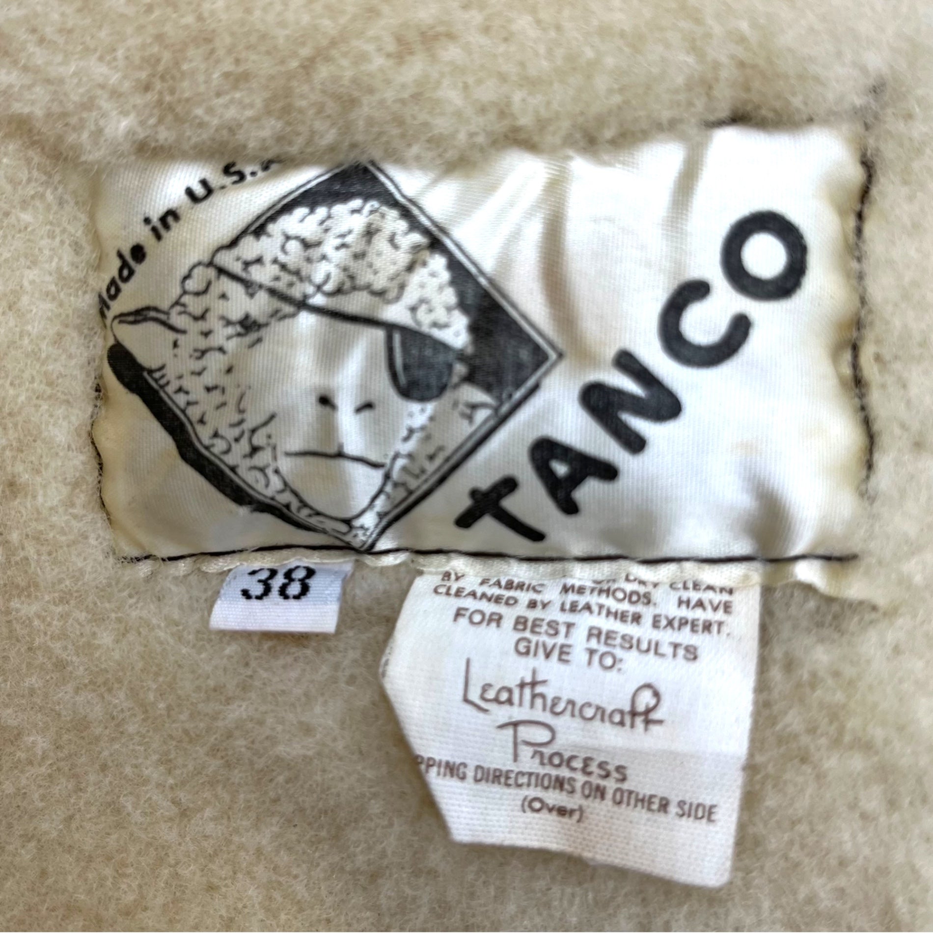 RUNWAY BY TANCO(ランウェイバイタンコ) B3 Shearling flight jacket ムートン フライト ジャケット 38(M) ブラウン ミリタリー ボア USA製