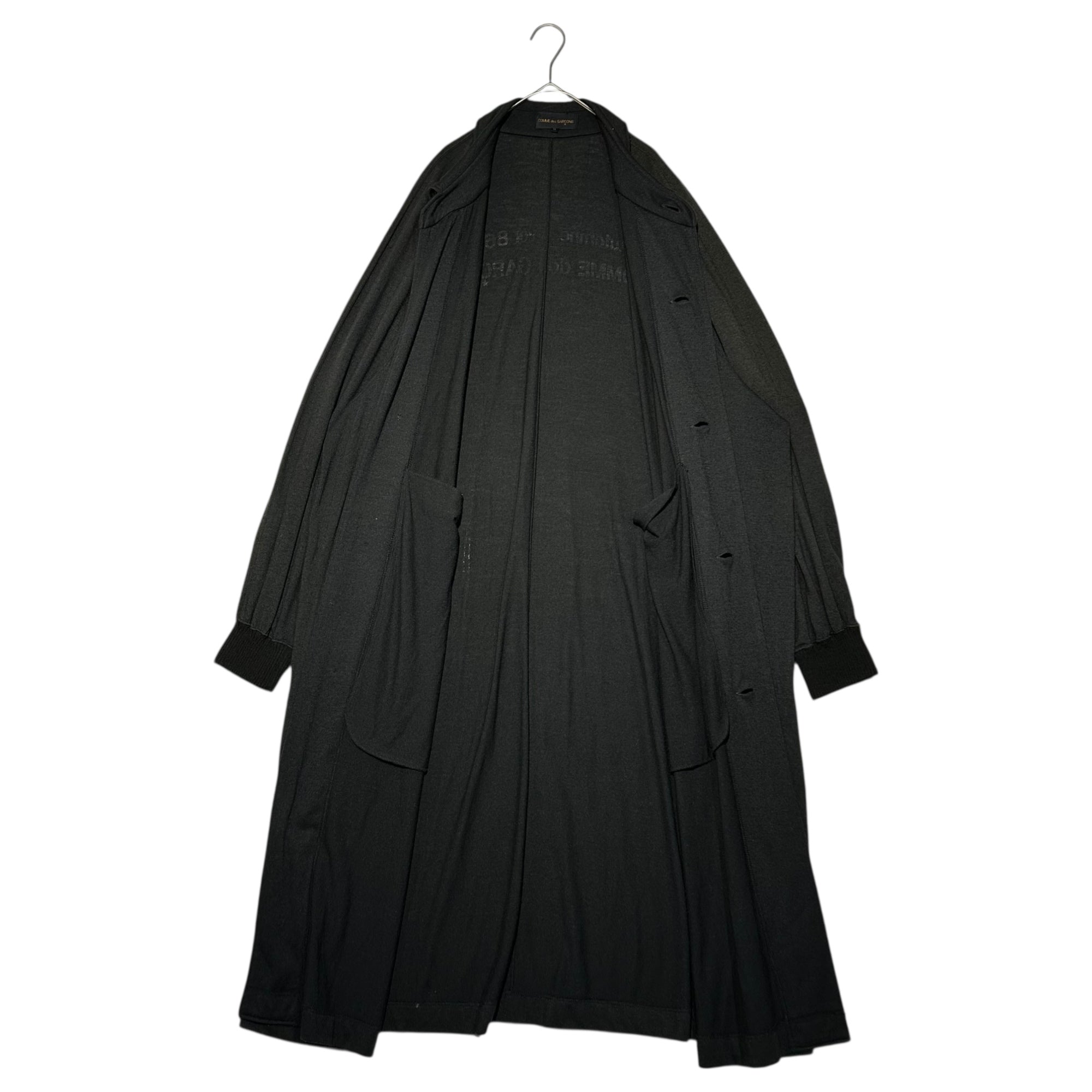 COMME des GARCONS(コムデギャルソン) 1986AW "automne-hiver 86-87" Original Stuff Coat オリジナル スタッフ コート M ブラック 80's 80年代 アーカイブ ステンカラー