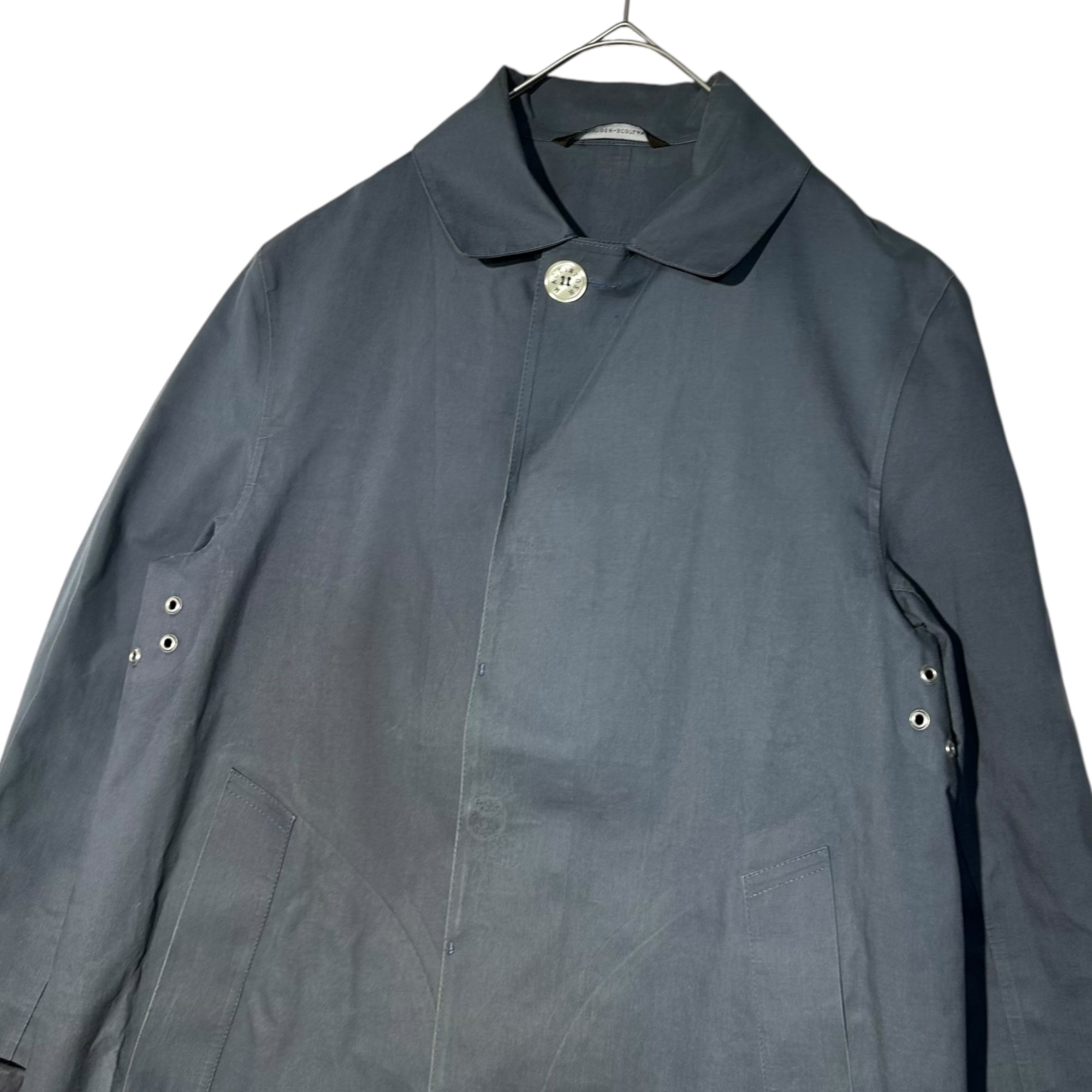 MACKINTOSH(マッキントッシュ) Rubberized stainless steel collar coat ゴム引き ステンカラー コート 36(S程度) グレー