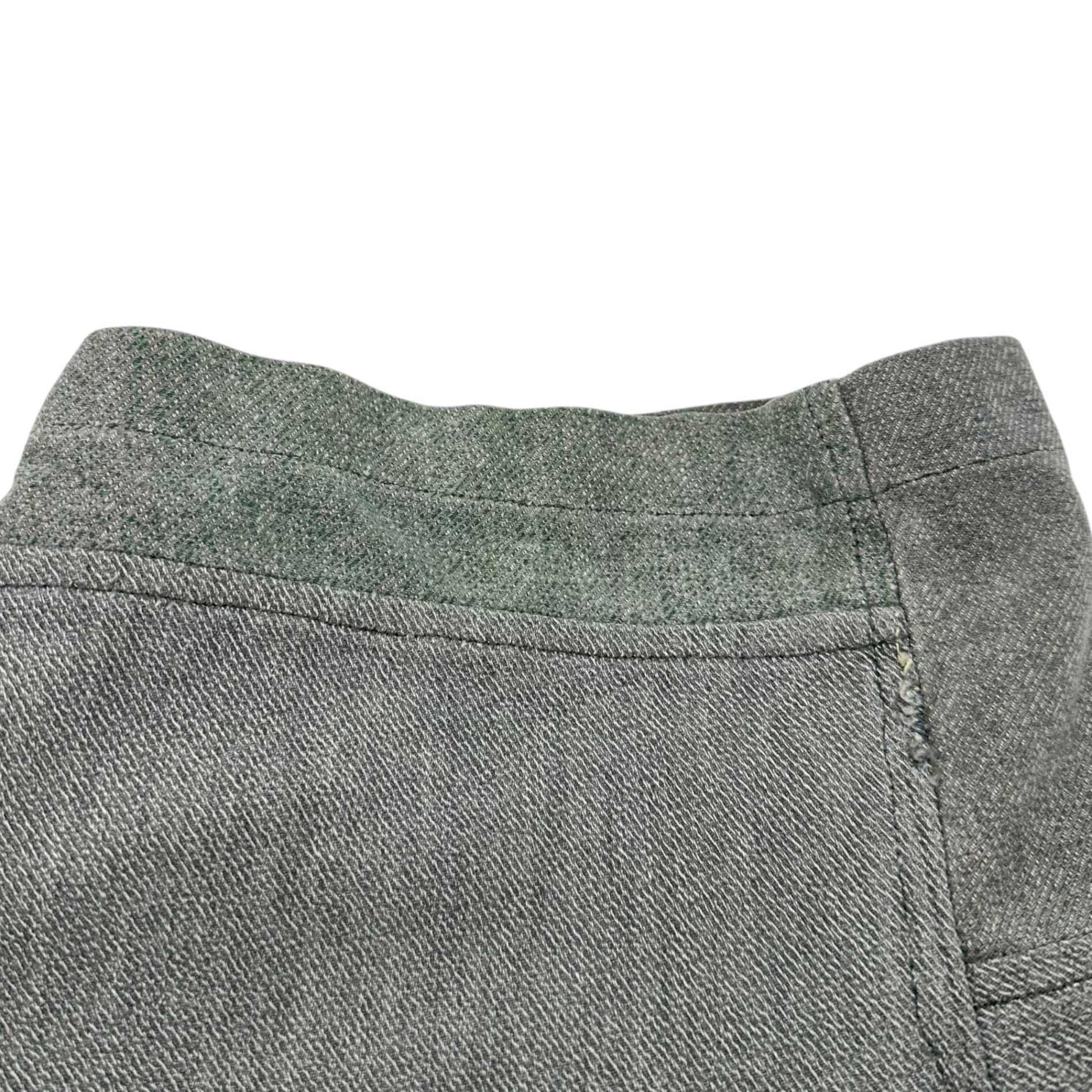 Swiss Army(スイス軍) 50's Army Denim Pants ヴィンテージ デニム ユーティリティ パンツ 72(XL程度) グレー 50年代 ミリタリー ワーク