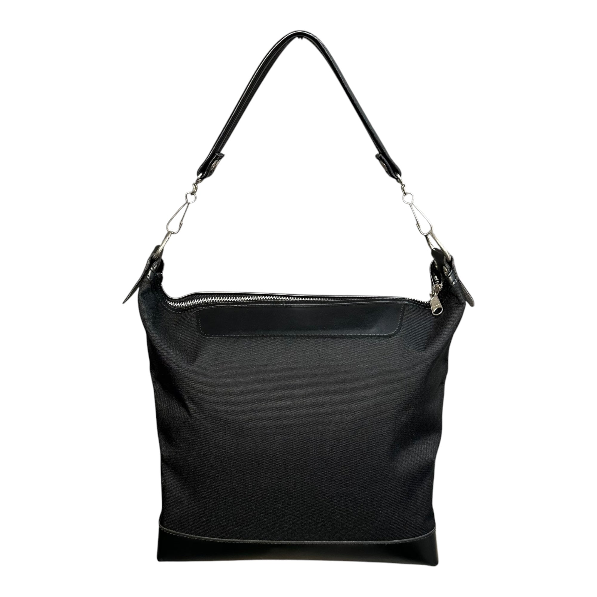 BLACK COMME des GARCONS(ブラックコムデギャルソン) Logo Shoulder Bag ロゴ ショルダー バッグ 1N-K 202 ブラック ワンショルダー