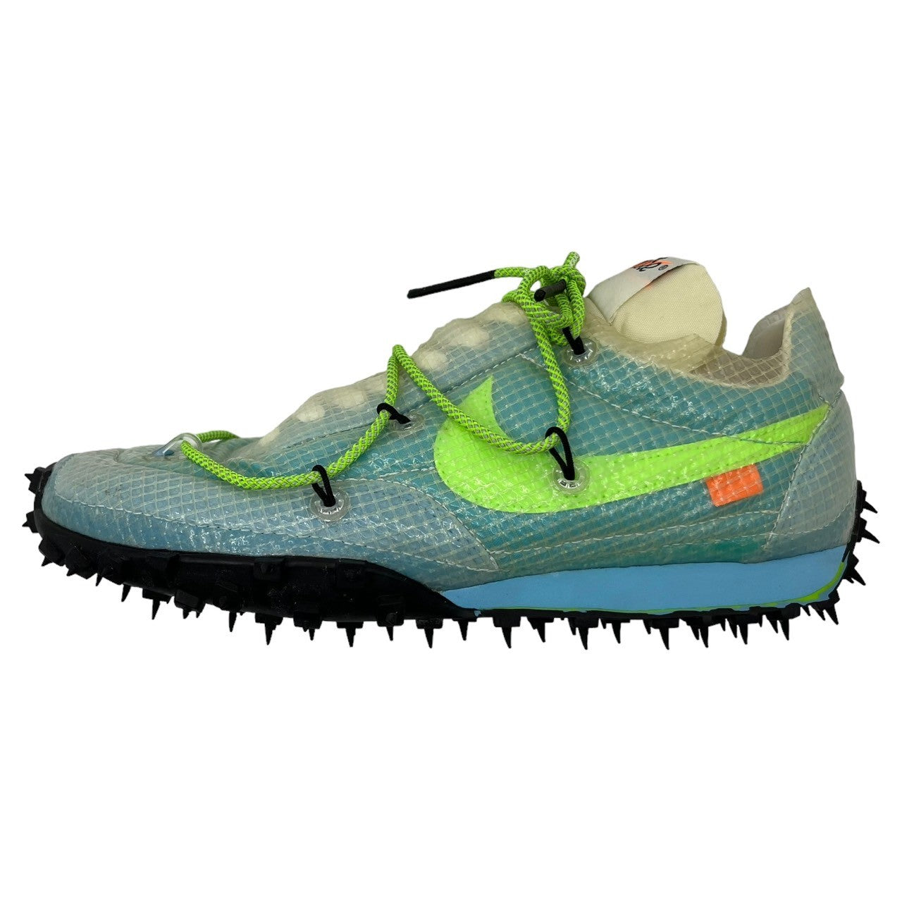 Off-White×Nike(オフホワイト×ナイキ) WMNS Waffle Racer "Vivid Sky" ワッフルレーサー CD8180-400 SIZE 24.5cm ヴィヴィッドブルー